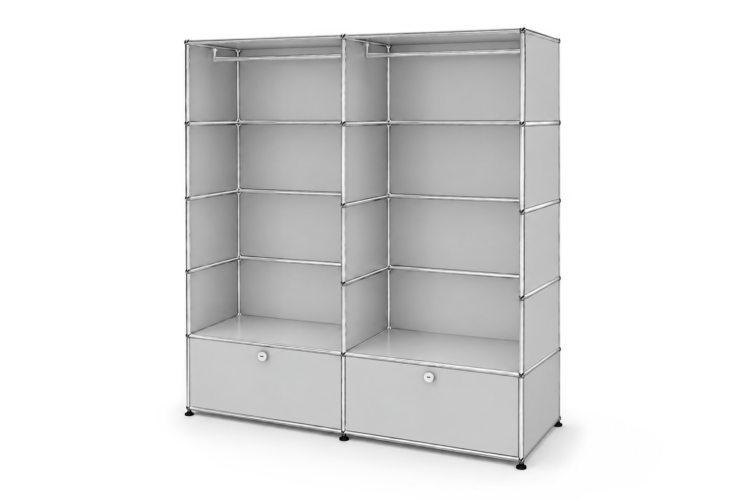 USM Haller Garderobenschrank mit Klapptüren Tiefe 50 cm
