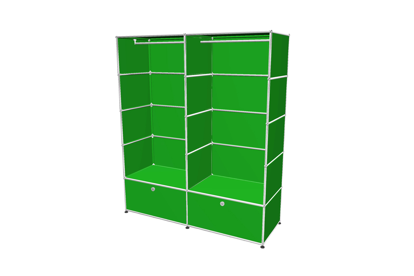 USM Haller Garderobenschrank mit Klapptüren Tiefe 50 cm