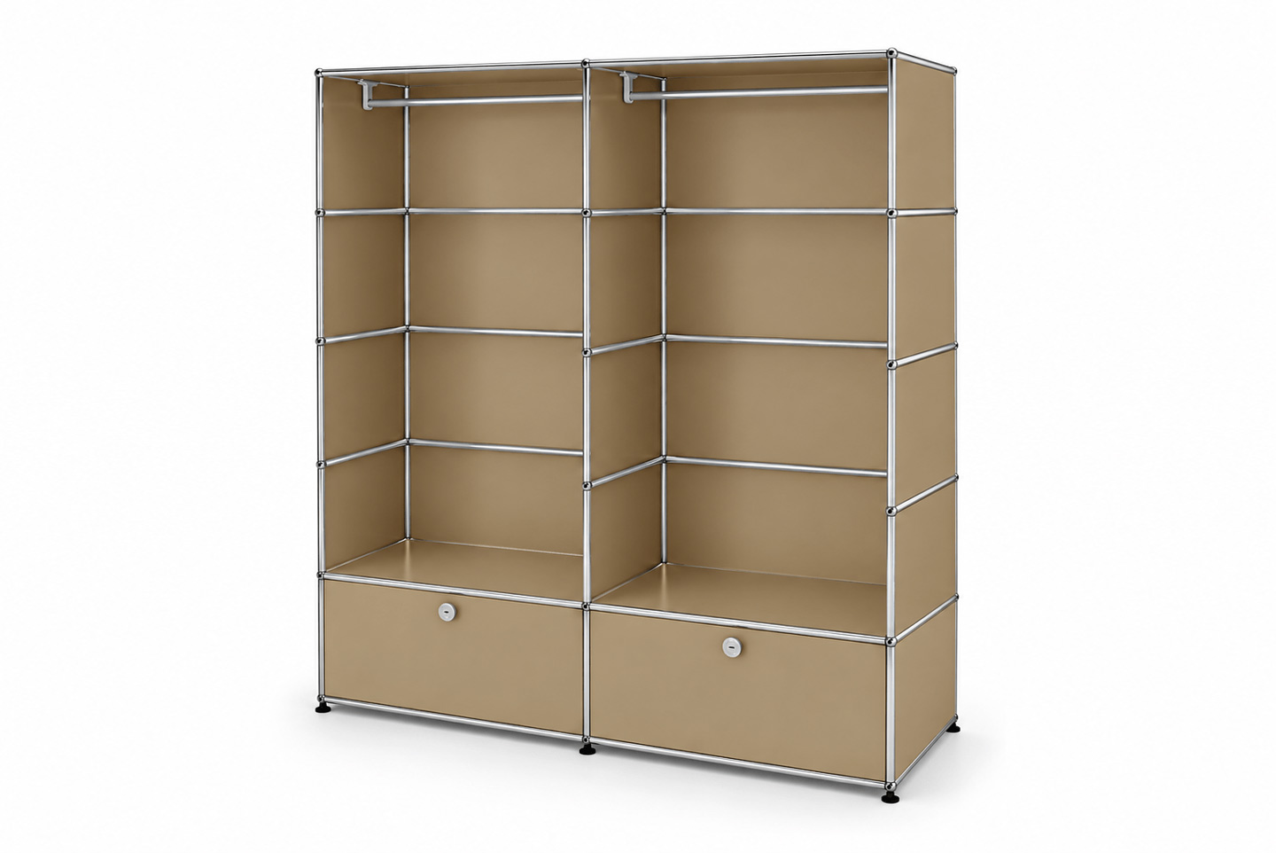 USM Haller Garderobenschrank mit Klapptüren Tiefe 50 cm