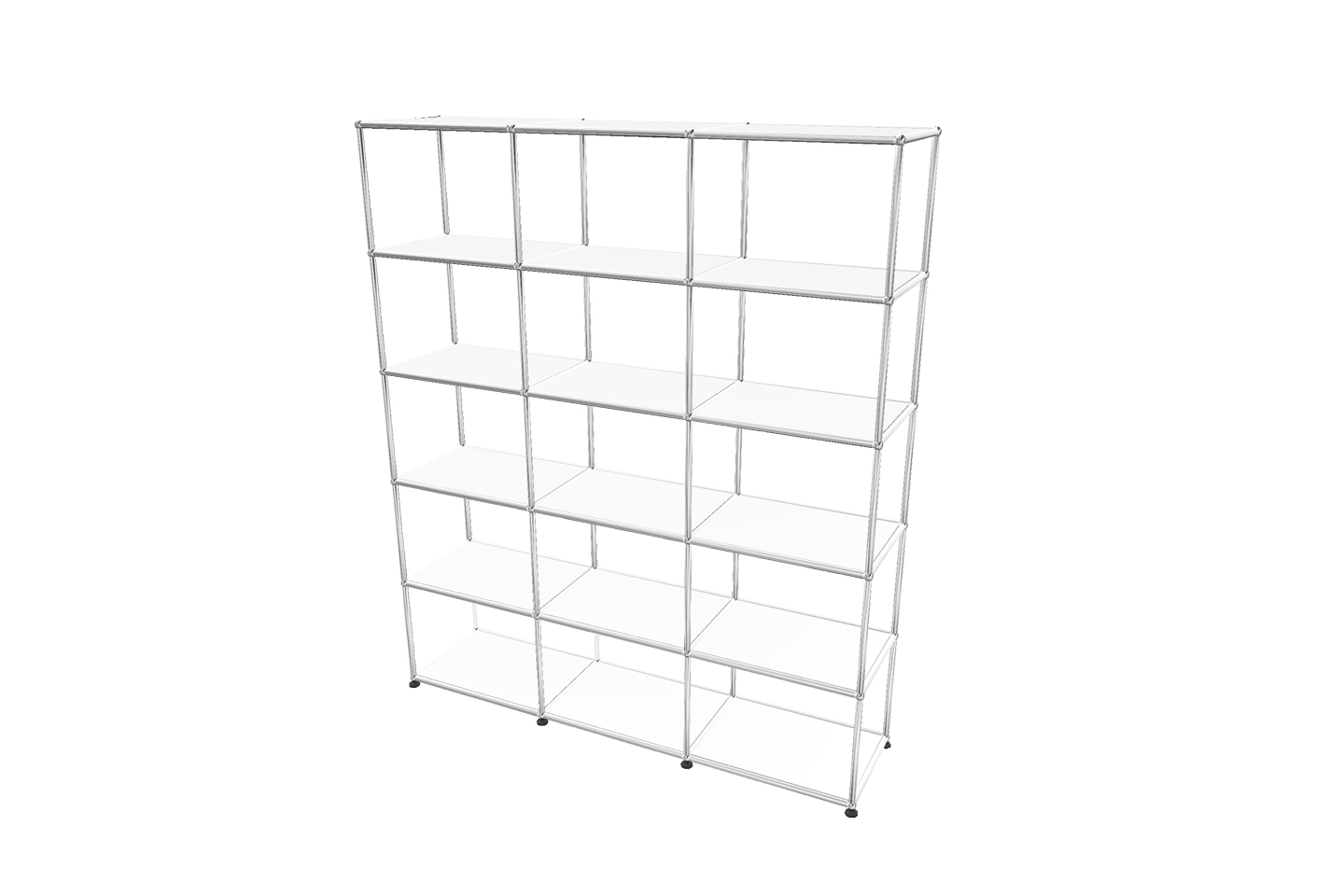 USM Haller Regal / Bücherregal in Breite 150 cm x Tiefe 35 cm