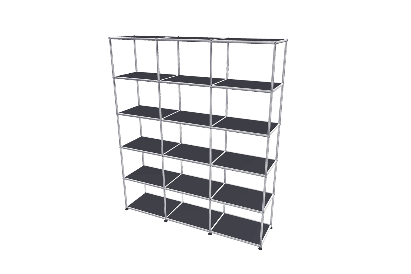 USM Haller Regal / Bücherregal in Breite 150 cm x Tiefe 35 cm