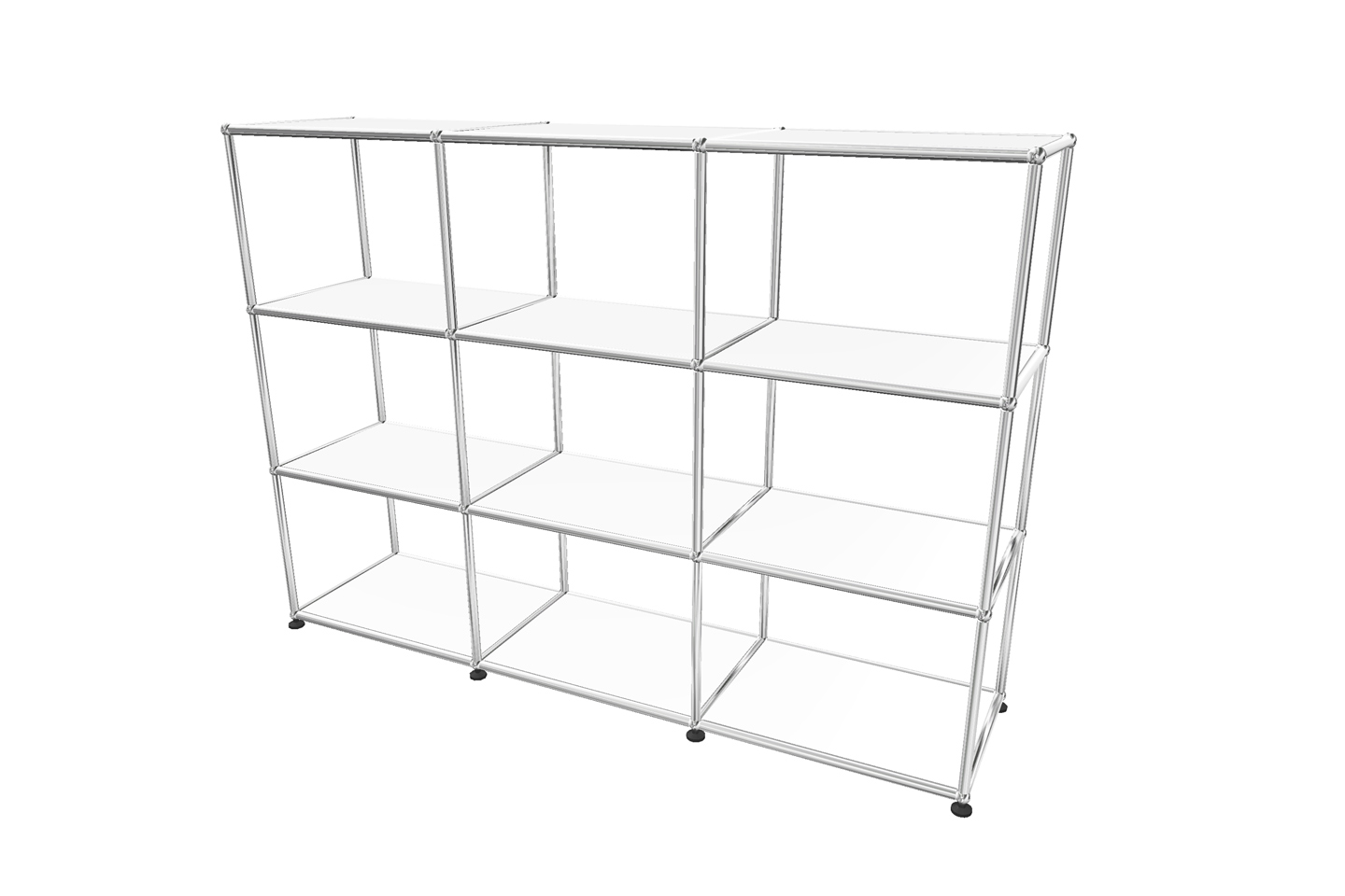 USM Haller Regal / Bücherregal in Breite 150 cm x Tiefe 35 cm