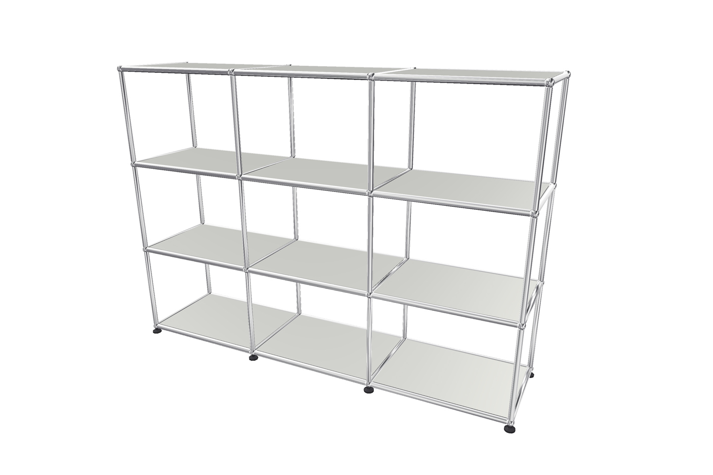 USM Haller Regal / Bücherregal in Breite 150 cm x Tiefe 35 cm