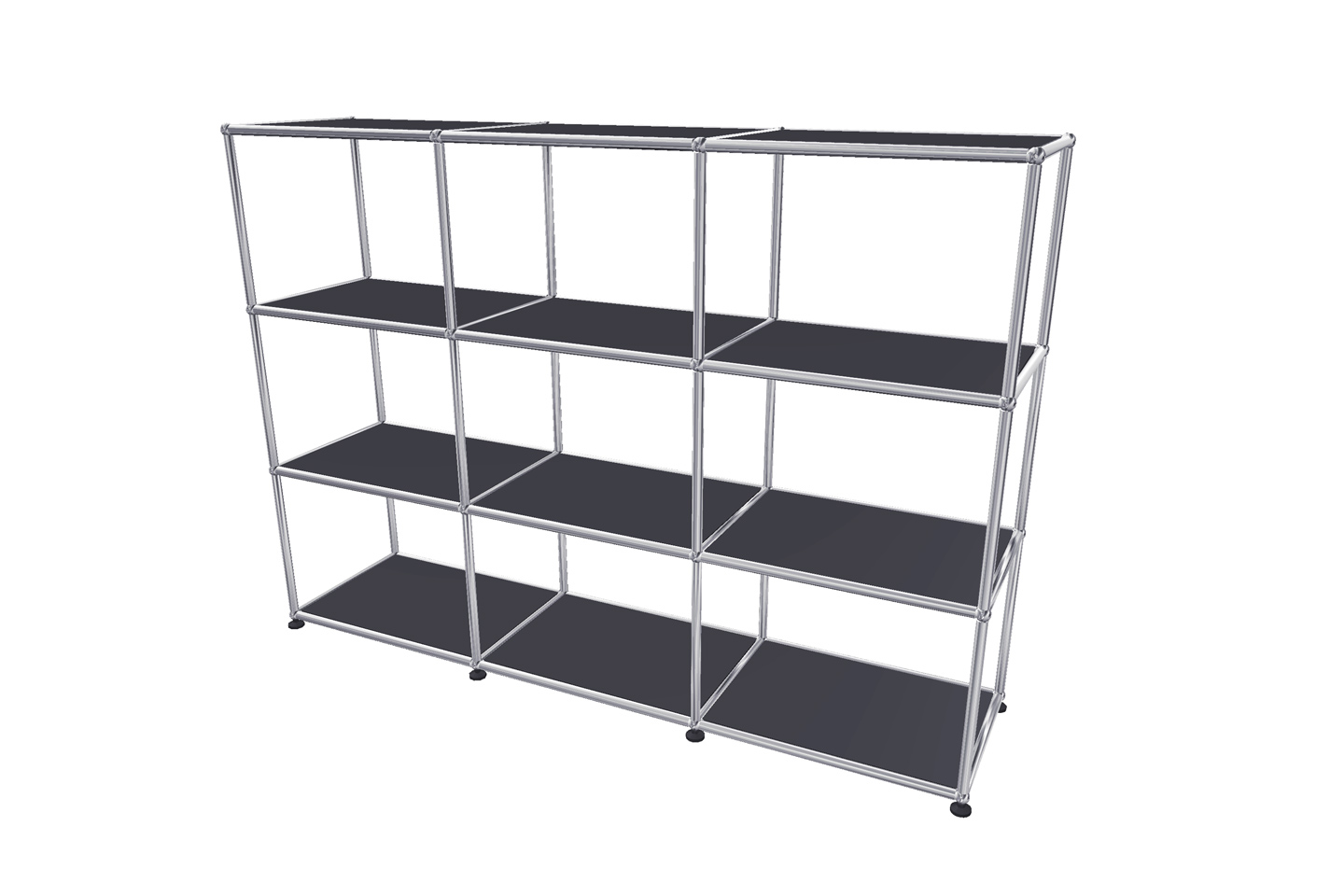 USM Haller Regal / Bücherregal in Breite 150 cm x Tiefe 35 cm