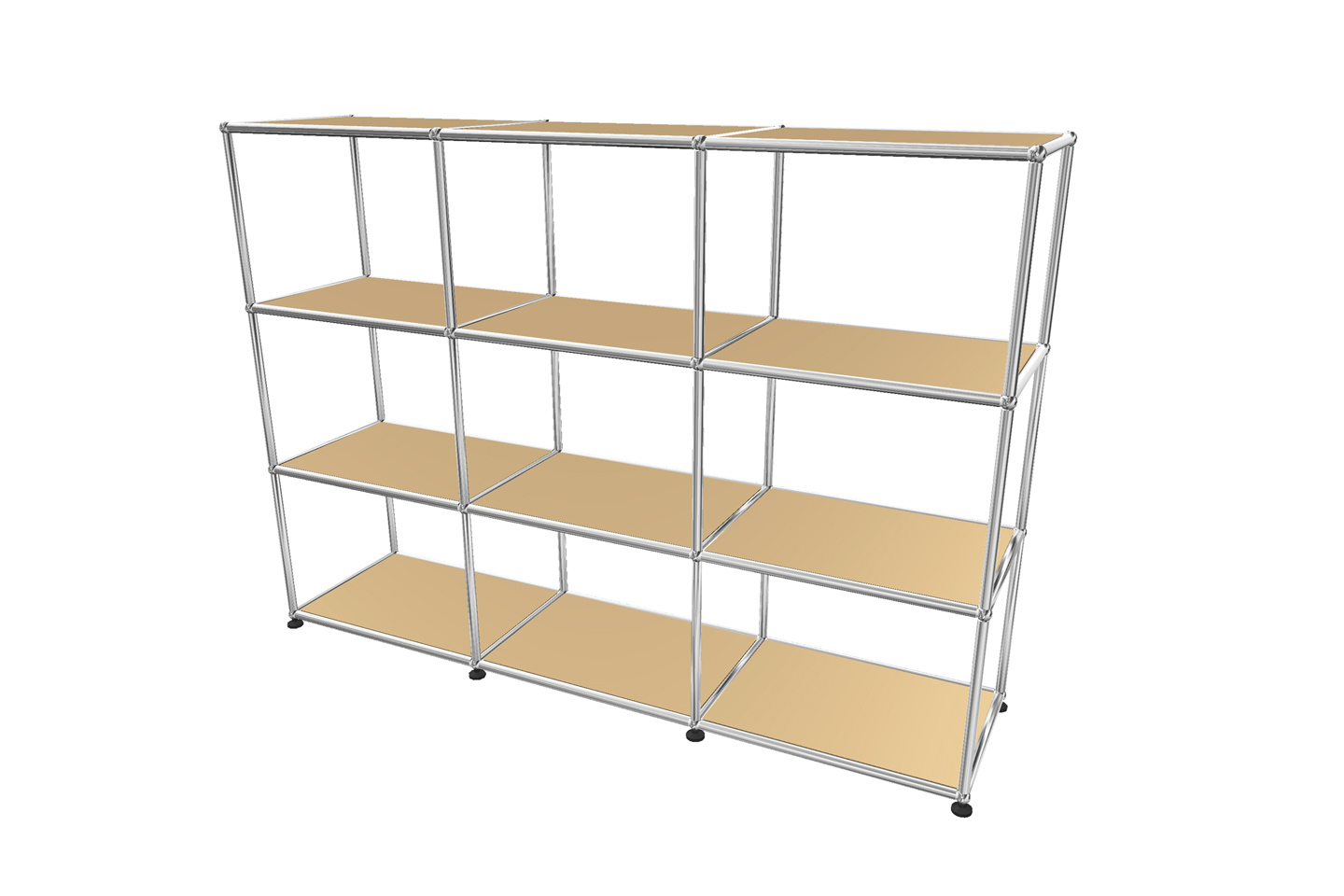 USM Haller Regal / Bücherregal in Breite 150 cm x Tiefe 35 cm