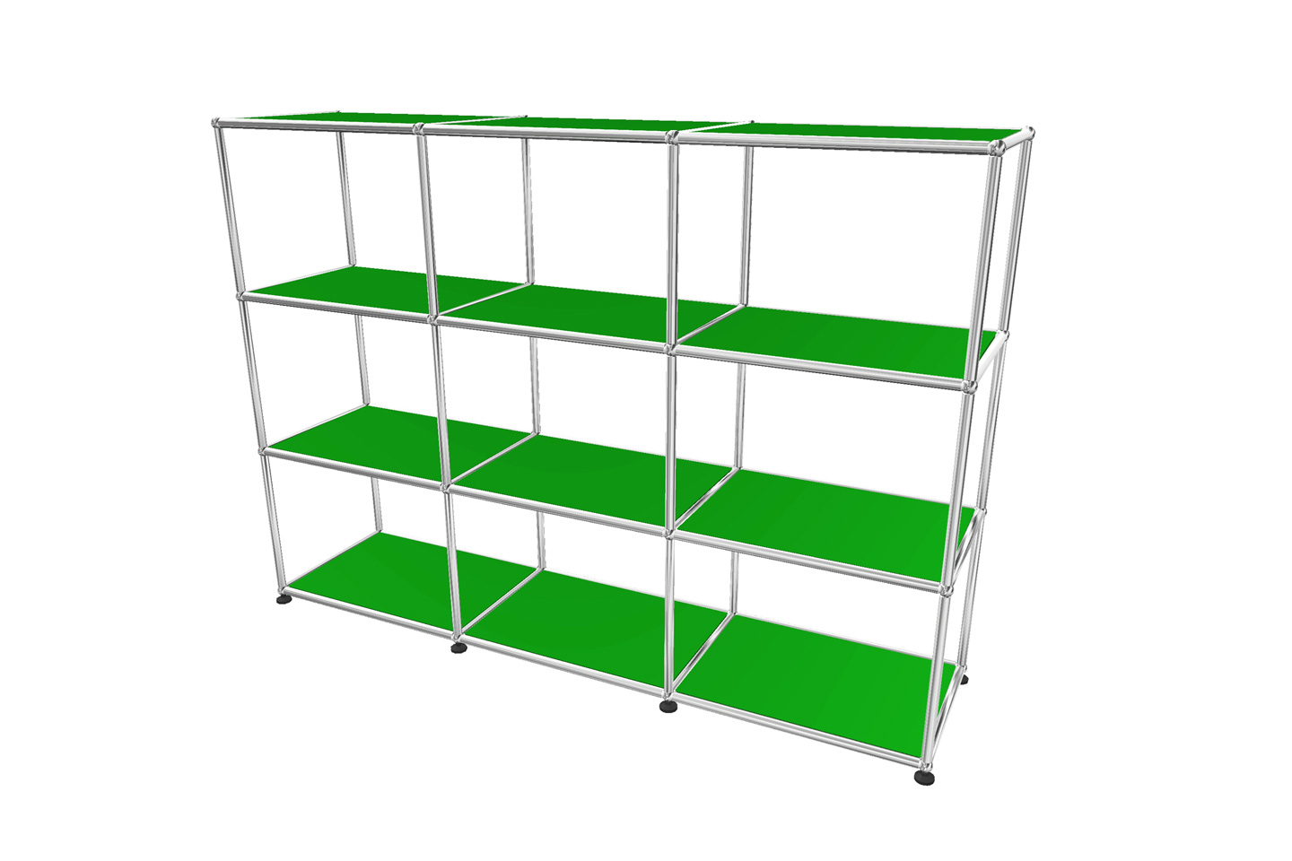 USM Haller Regal / Bücherregal in Breite 150 cm x Tiefe 35 cm