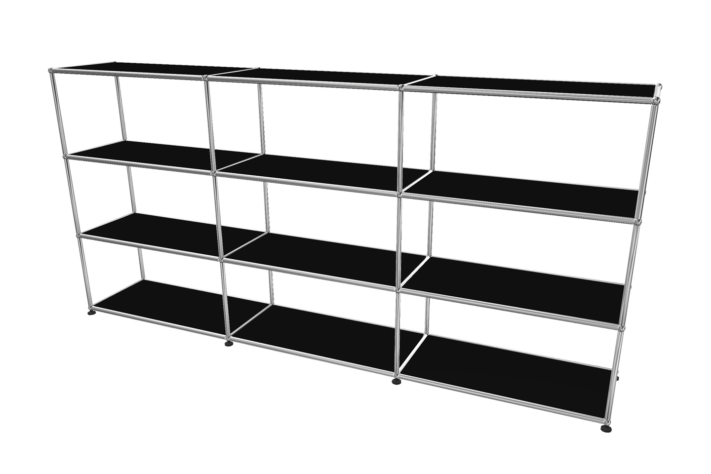 USM Haller Regal / Bücherregal in Breite 225 cm x Tiefe 35 cm