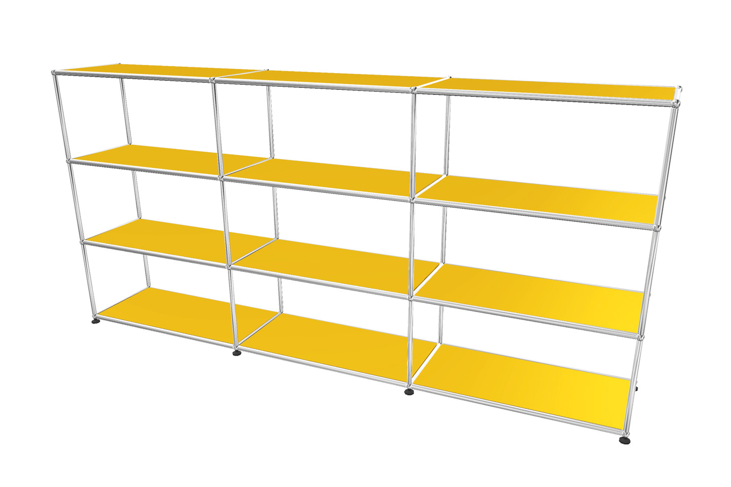 USM Haller Regal / Bücherregal in Breite 225 cm x Tiefe 35 cm