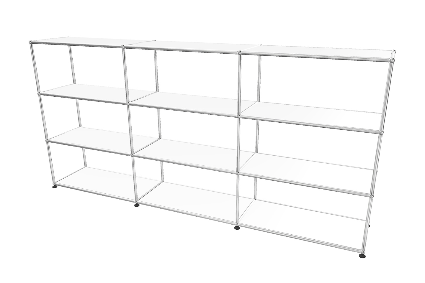 USM Haller Regal / Bücherregal in Breite 225 cm x Tiefe 35 cm
