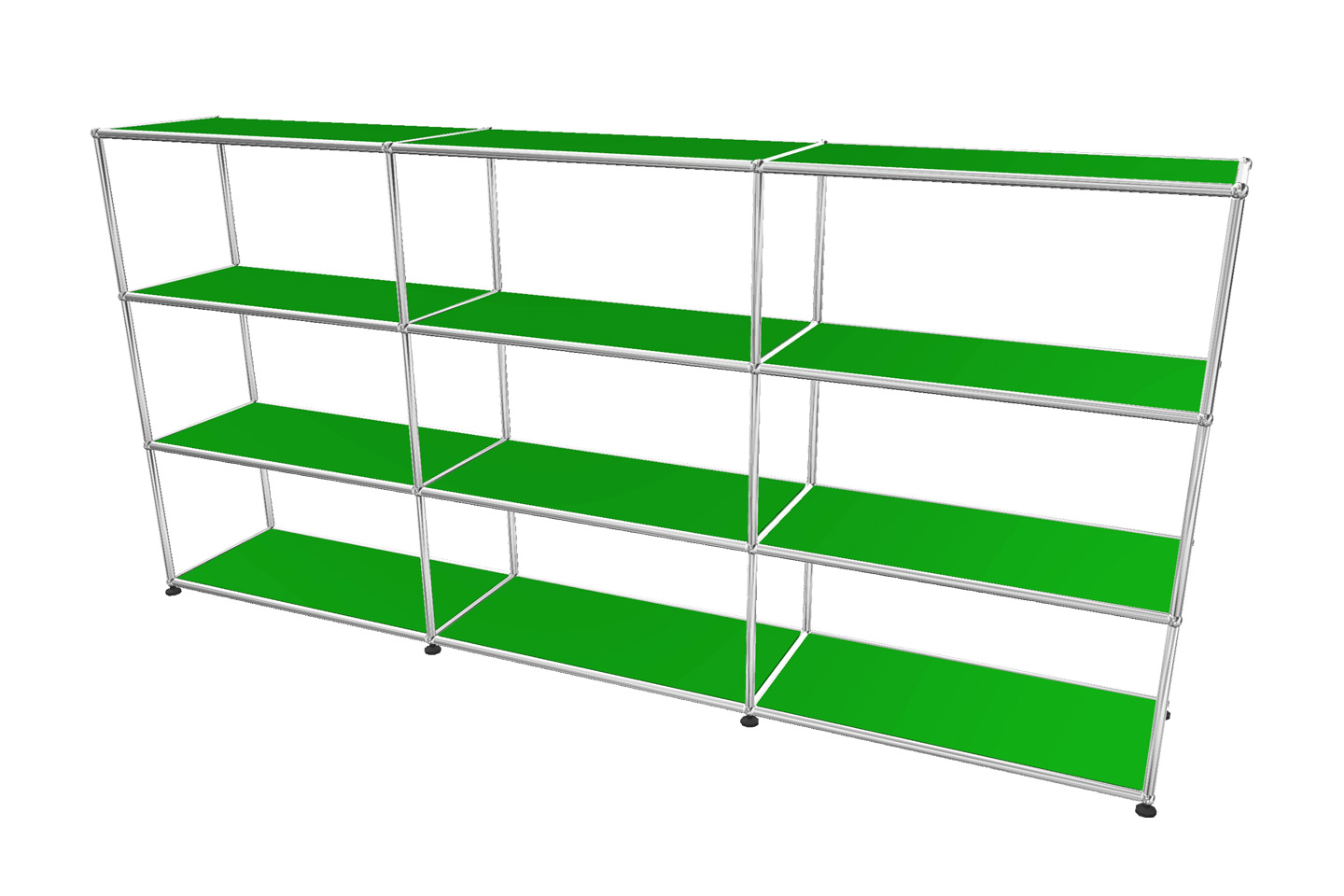 USM Haller Regal / Bücherregal in Breite 225 cm x Tiefe 35 cm