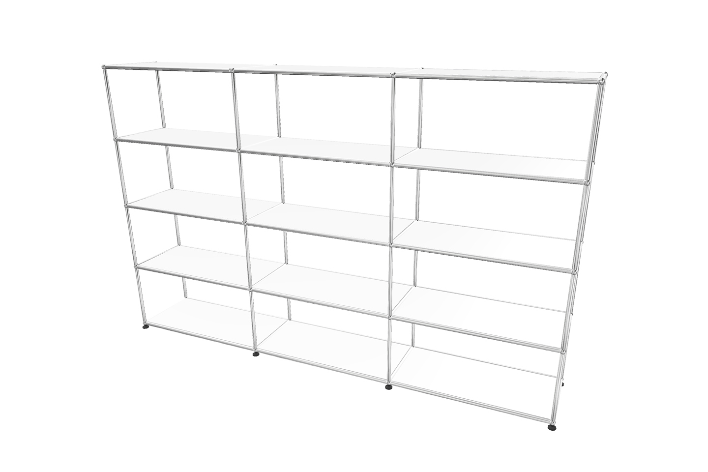 USM Haller Regal / Bücherregal in Breite 225 cm x Tiefe 35 cm