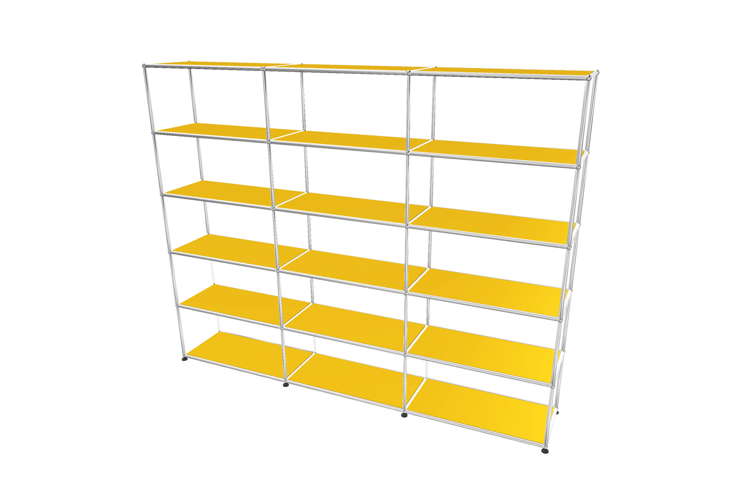 USM Haller Regal / Bücherregal in Breite 225 cm x Tiefe 35 cm