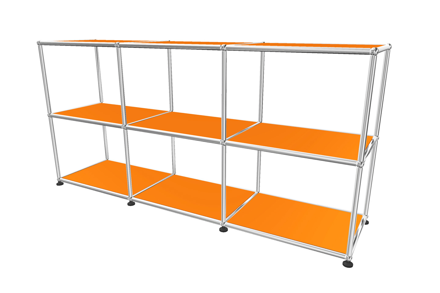 USM Haller Regal / Bücherregal in Breite 150 cm x Tiefe 35 cm