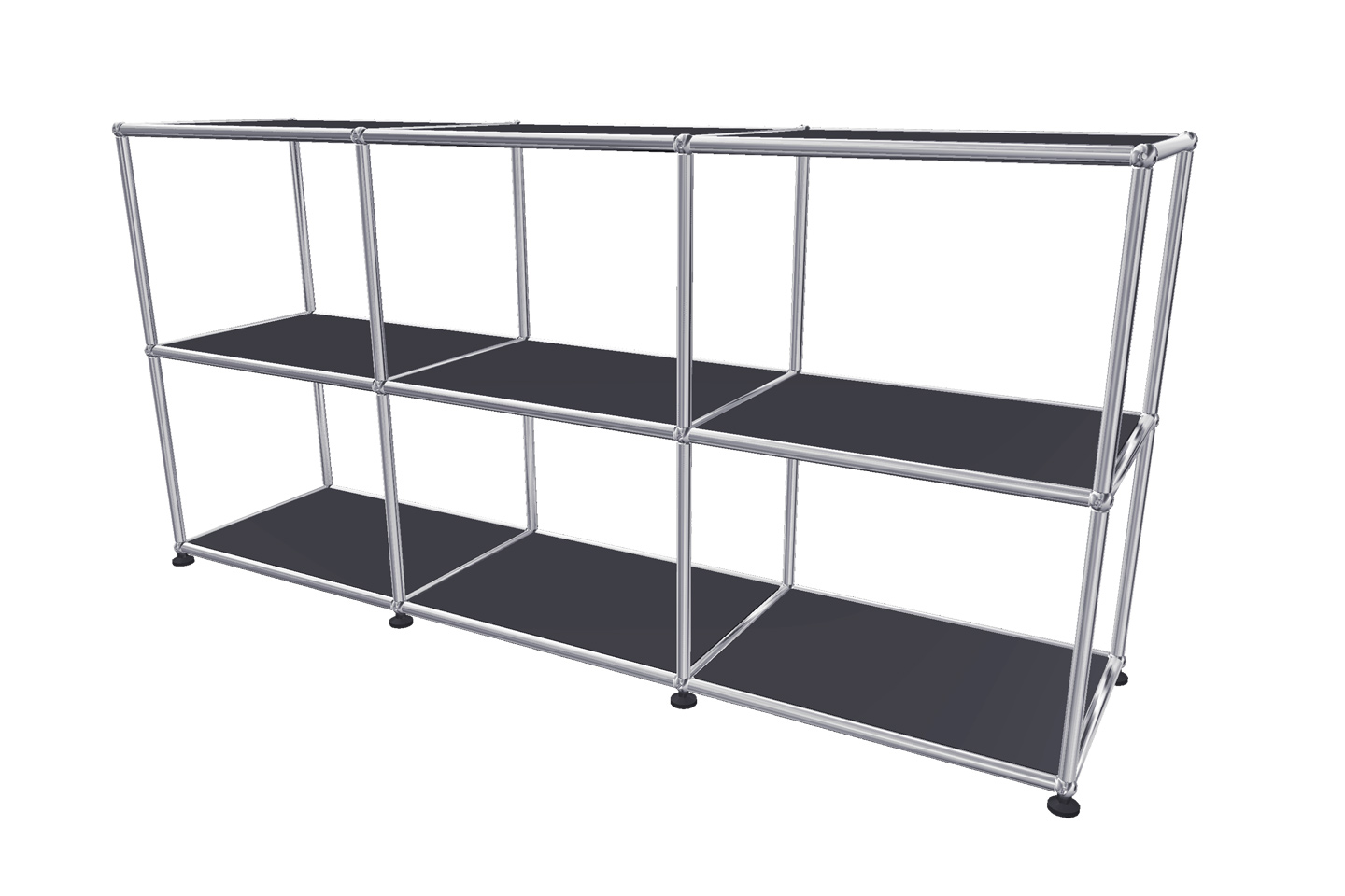 USM Haller Regal / Bücherregal in Breite 150 cm x Tiefe 35 cm