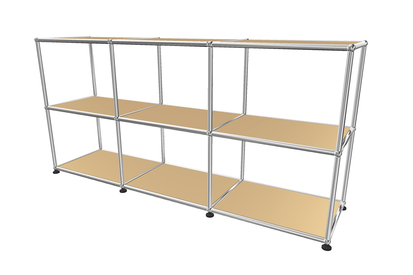 USM Haller Regal / Bücherregal in Breite 150 cm x Tiefe 35 cm