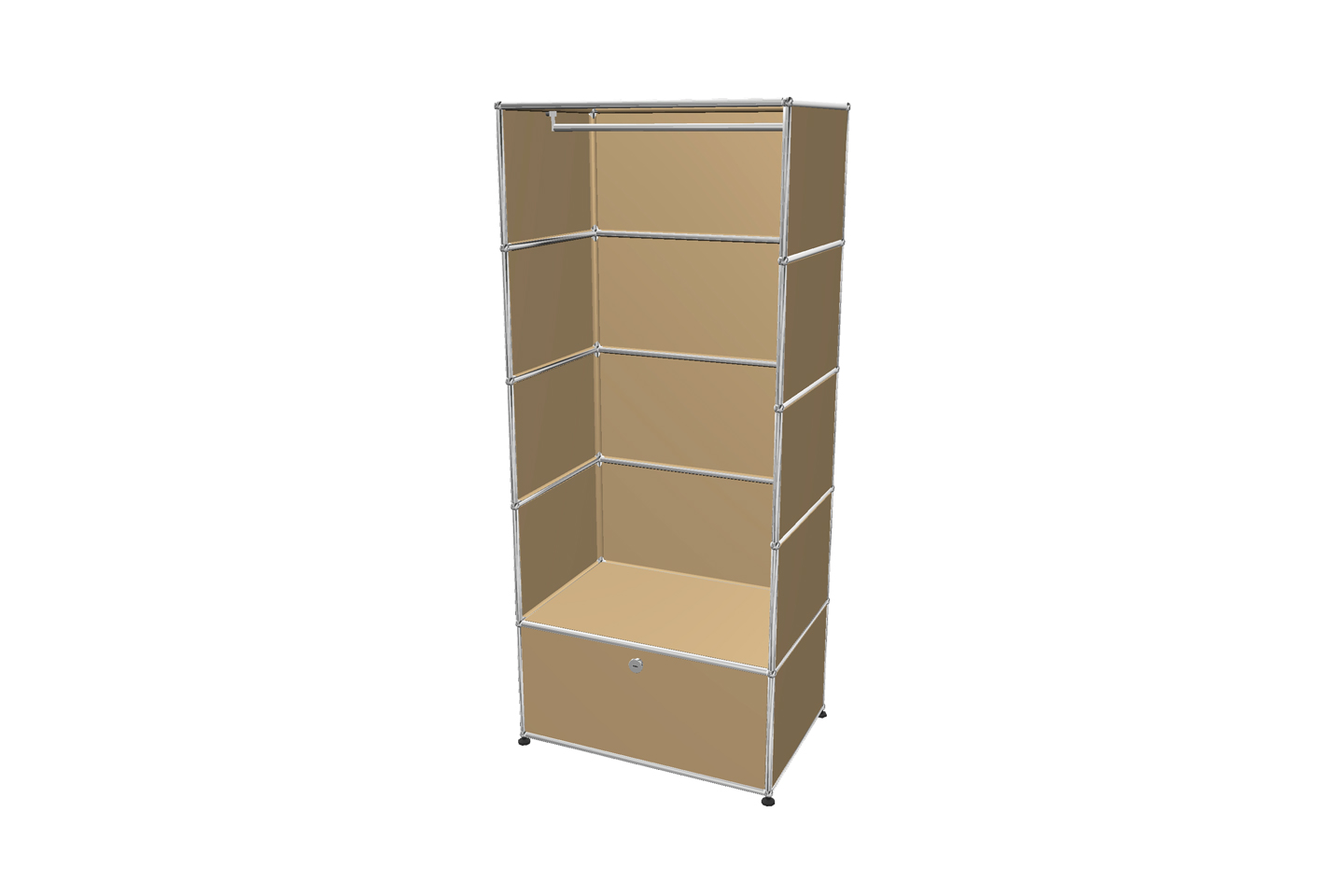 USM Haller Garderobenschrank mit Klapptür Tiefe 50 cm