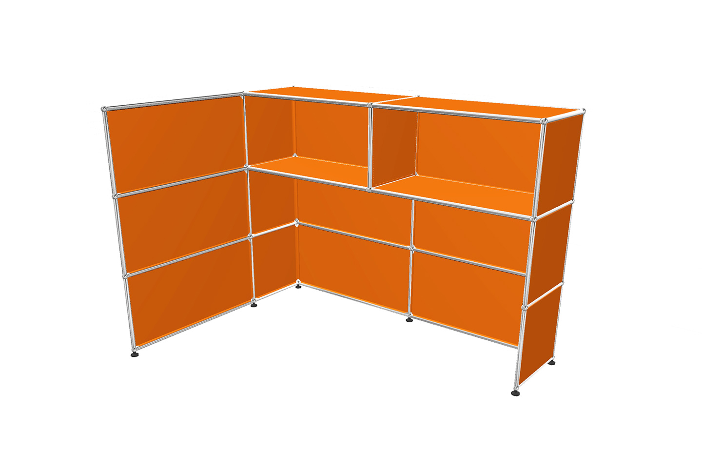 USM Haller Theke / Empfangstheke mit Sichtschutz