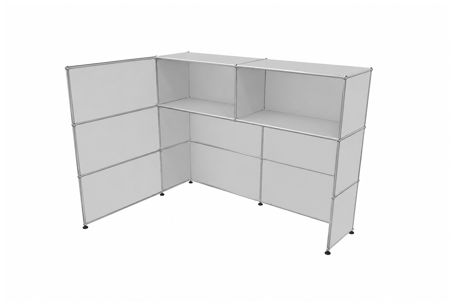 USM Haller Theke / Empfangstheke mit Sichtschutz