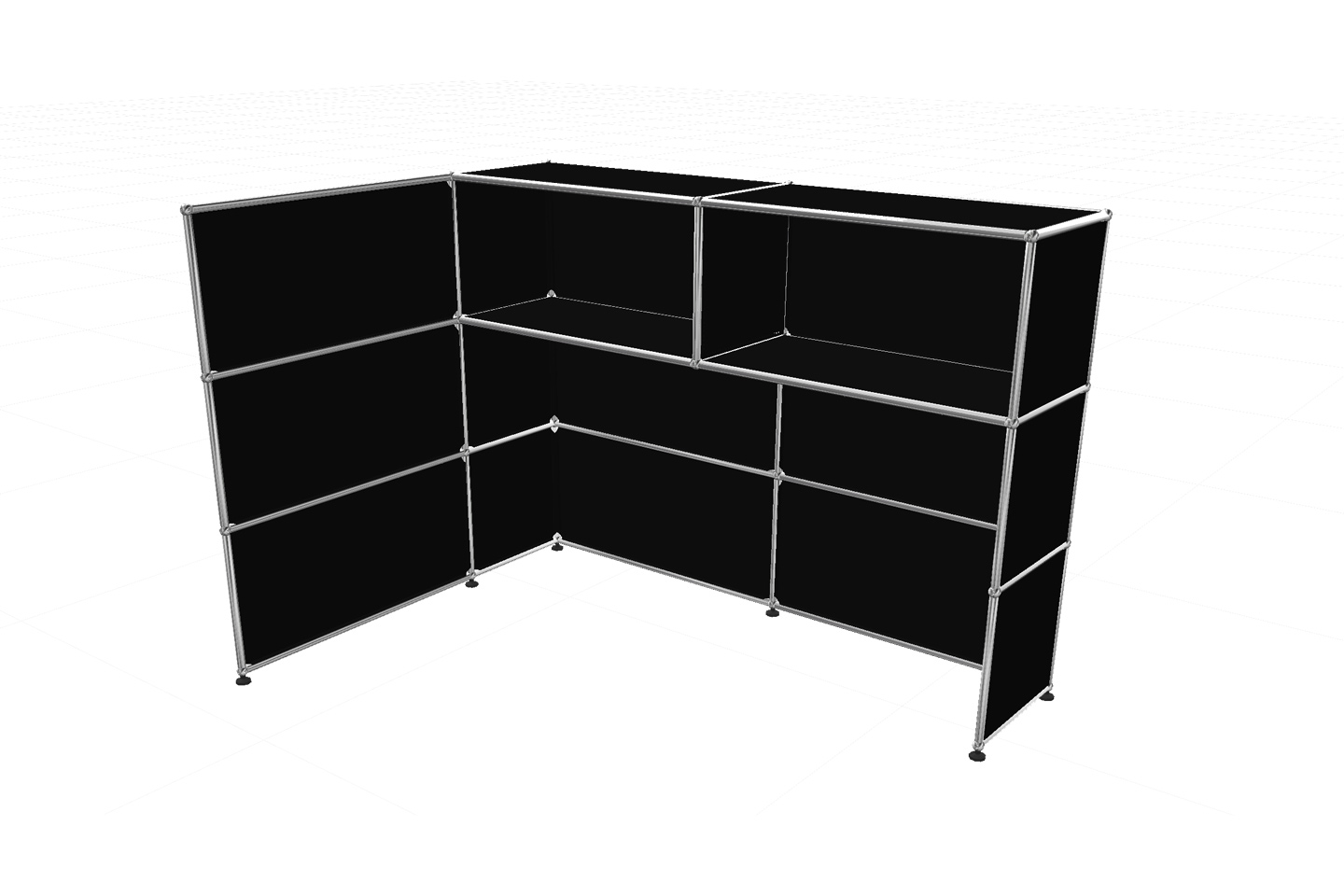 USM Haller Theke / Empfangstheke mit Sichtschutz