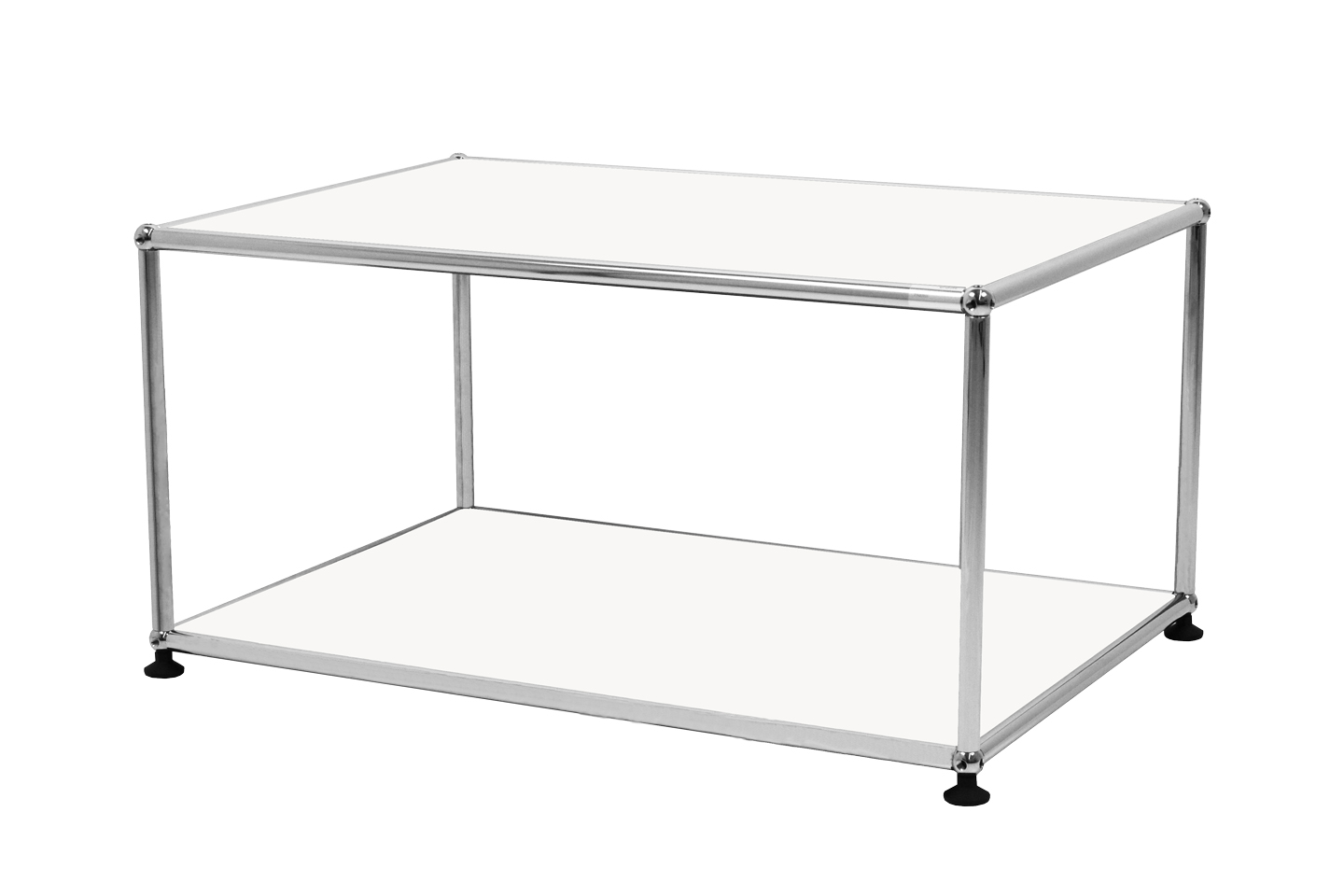 USM Haller Bijzettafel Grafietzwart RAL 9011 75 x 50 cm