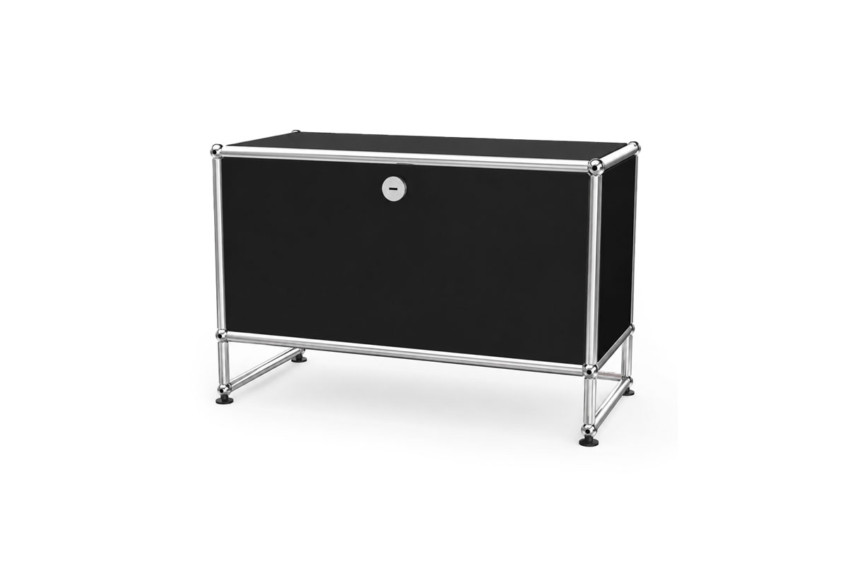 USM haller Meuble Multimédia Noir Graphite RAL 9011