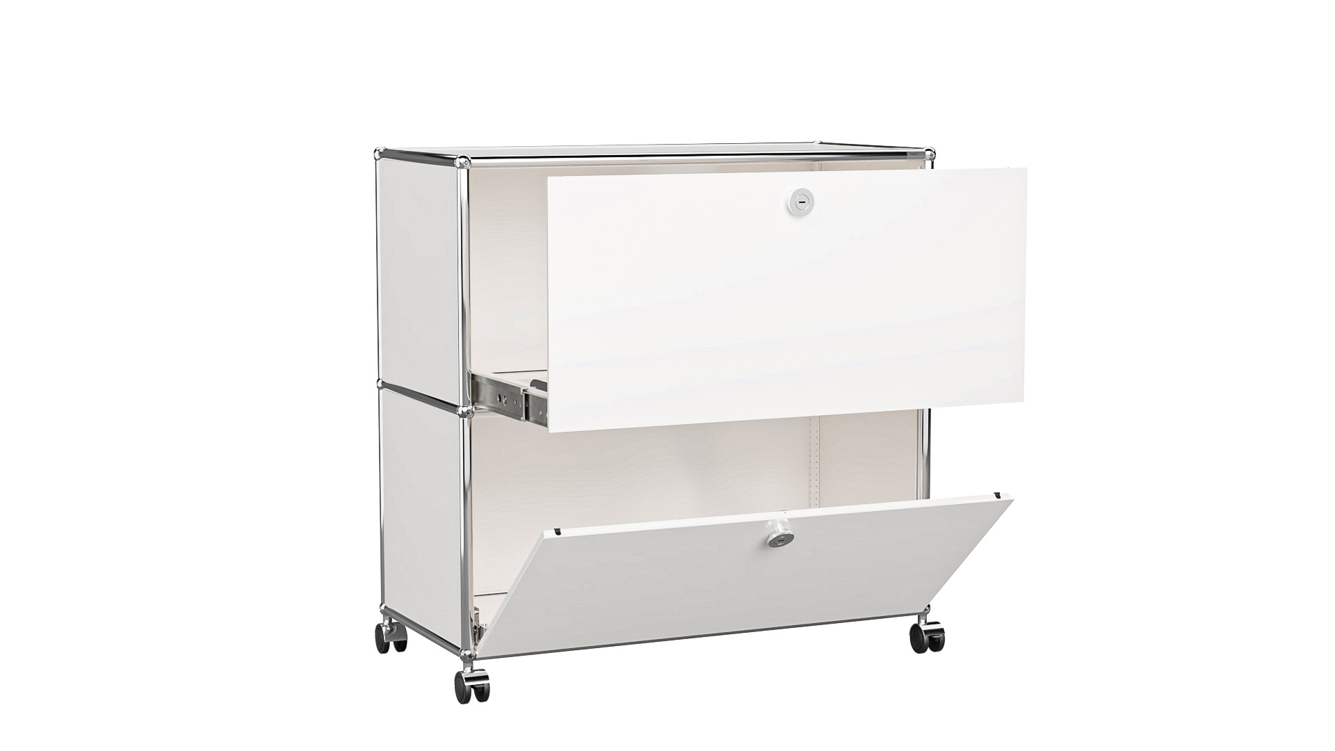 USM Haller Sideboard individualisierbar in Breite 75 cm x Tiefe 35 cm