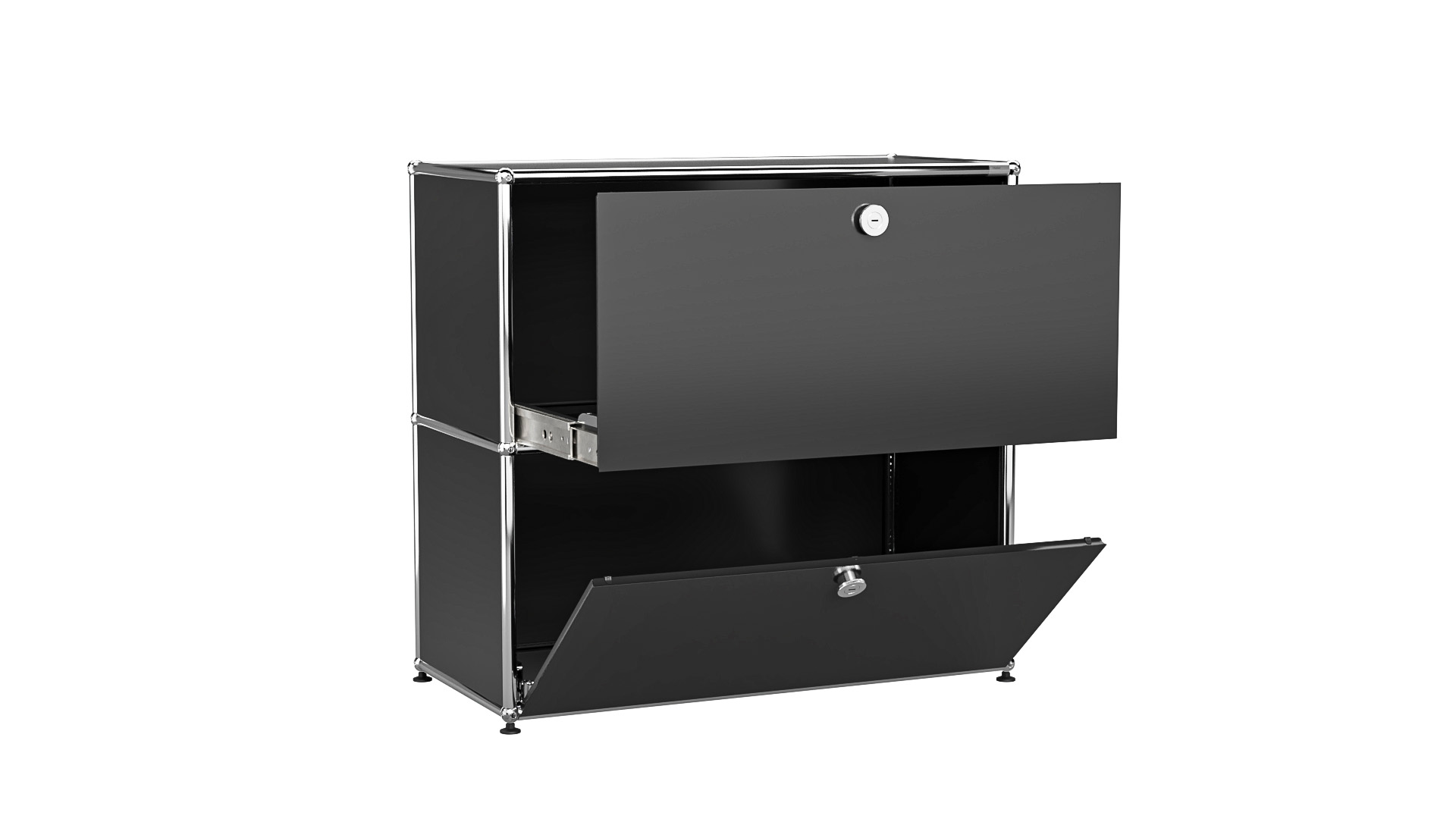 USM Haller Sideboard individualisierbar in Breite 75 cm x Tiefe 35 cm