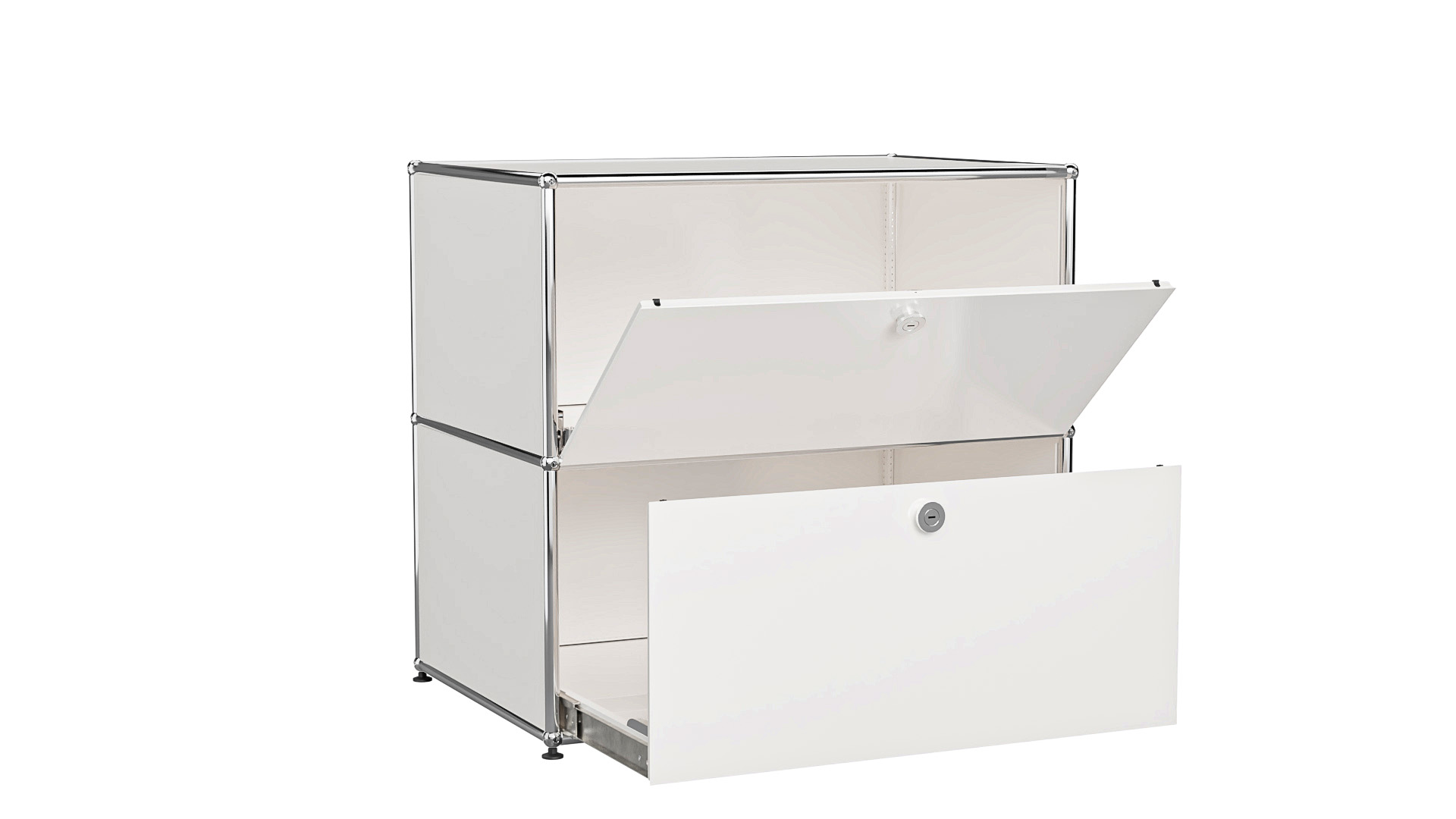 USM Haller Sideboard individualisierbar in Breite 75 cm x Tiefe 50 cm