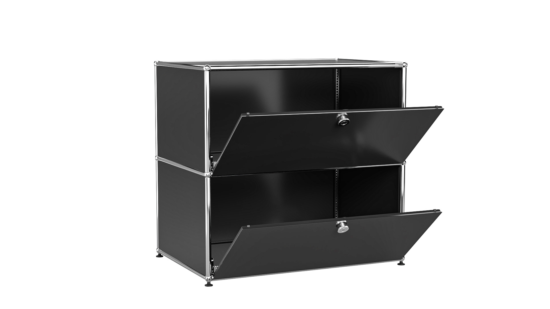 USM Haller Sideboard frei konfigurierbar in Breite 75 cm x Tiefe 50 cm | Individualisierbare Sideboards | USM Haller | Marken & Produkte - Designklassiker