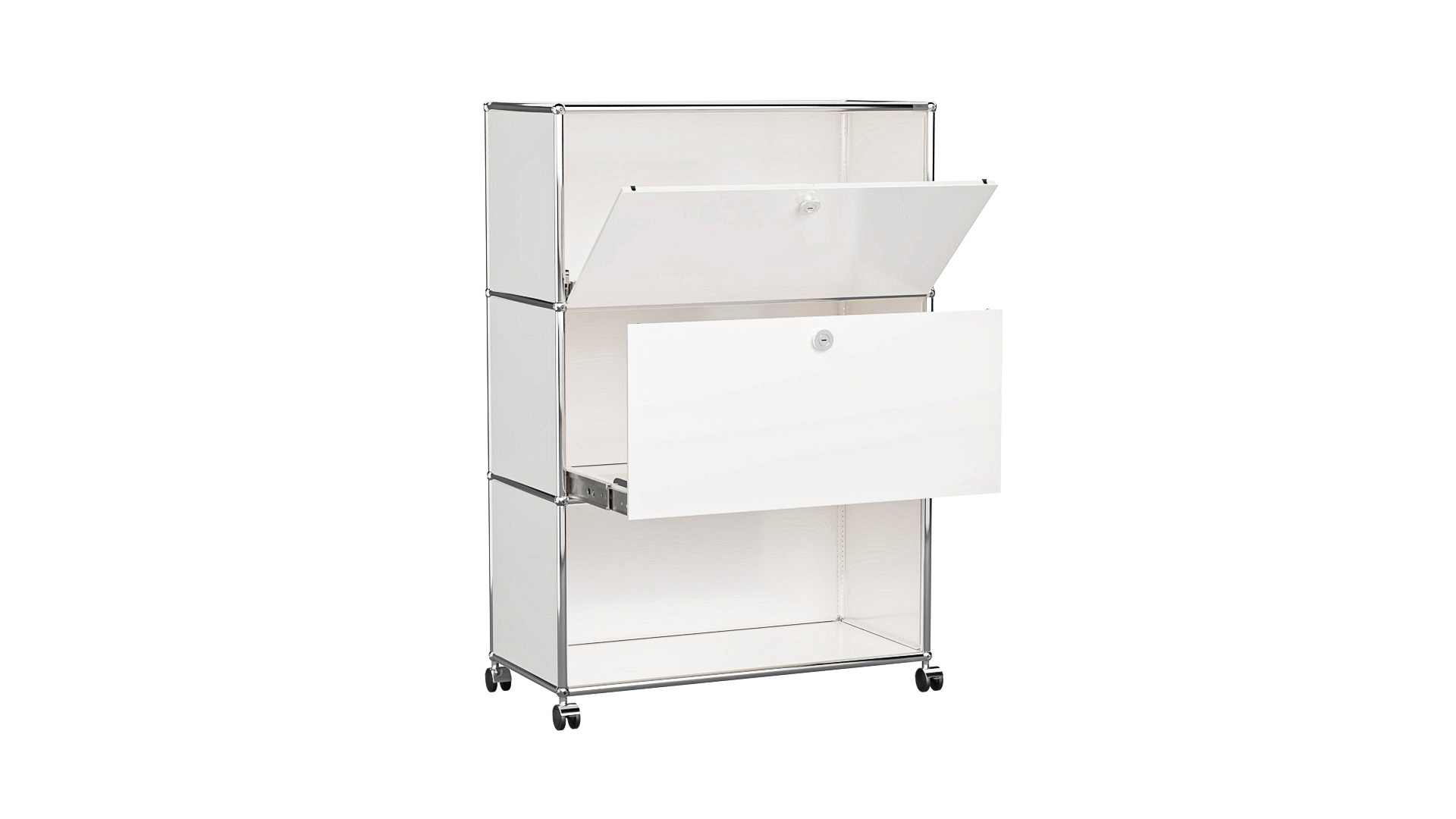 USM Haller Sideboard individualisierbar in Breite 75 cm x Tiefe 35 cm