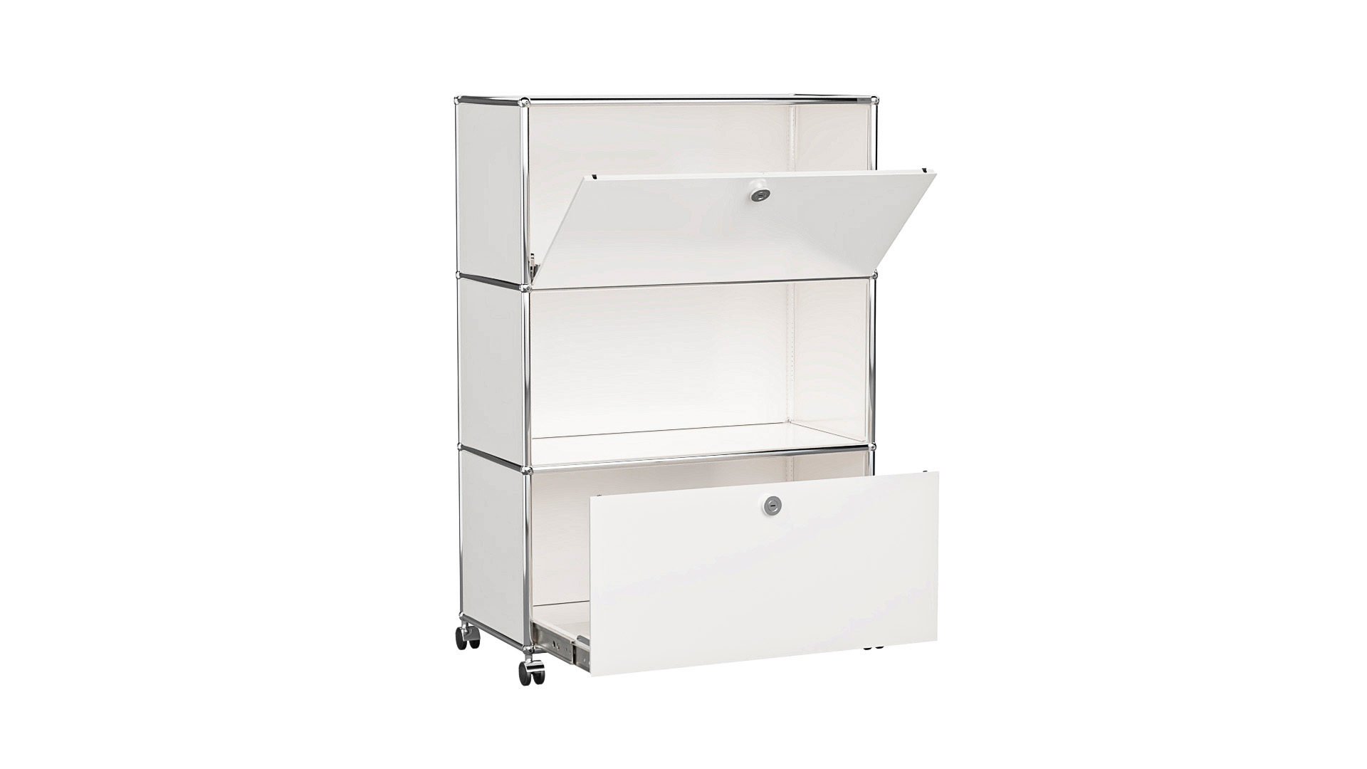 USM Haller Sideboard individualisierbar in Breite 75 cm x Tiefe 35 cm