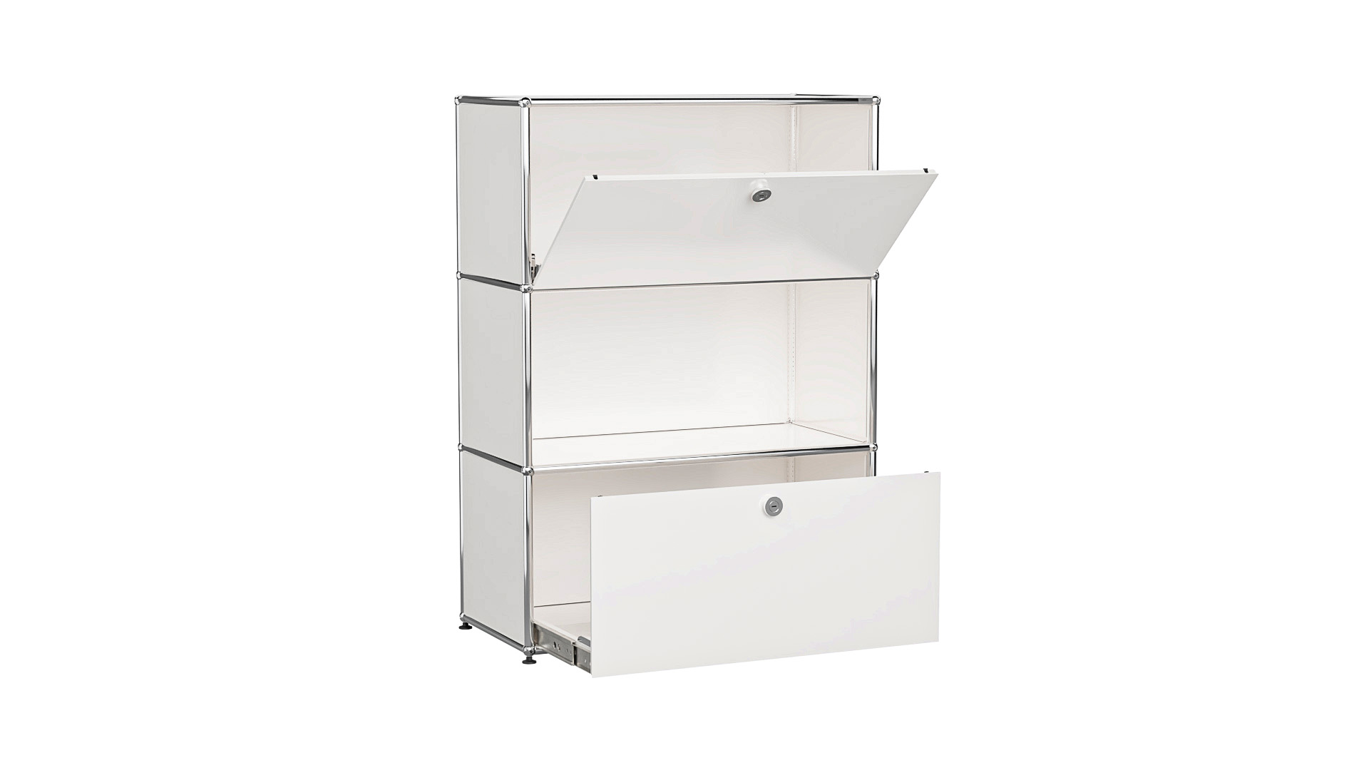 USM Haller Sideboard individualisierbar in Breite 75 cm x Tiefe 35 cm