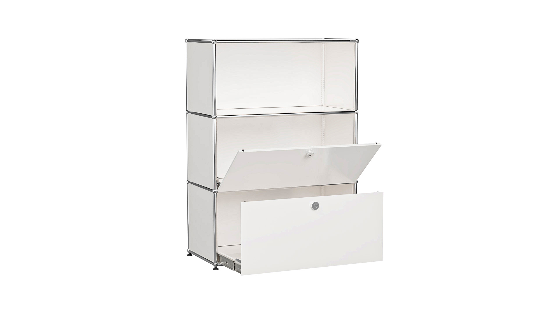 USM Haller Sideboard individualisierbar in Breite 75 cm x Tiefe 35 cm