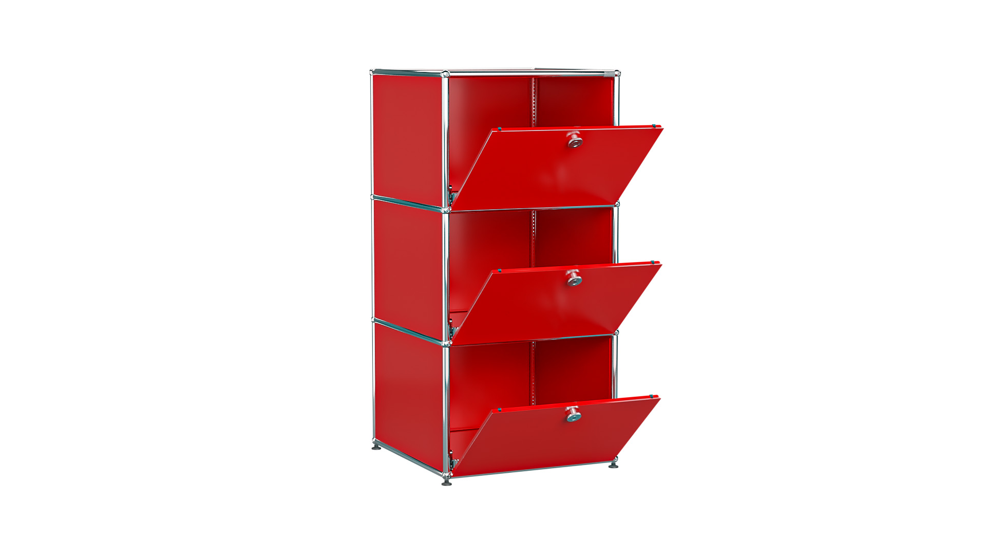 USM Haller Sideboard frei konfigurierbar in Breite 50 cm x Tiefe 50 cm | Individualisierbare Sideboards | USM Haller | Marken & Produkte - Designklassiker