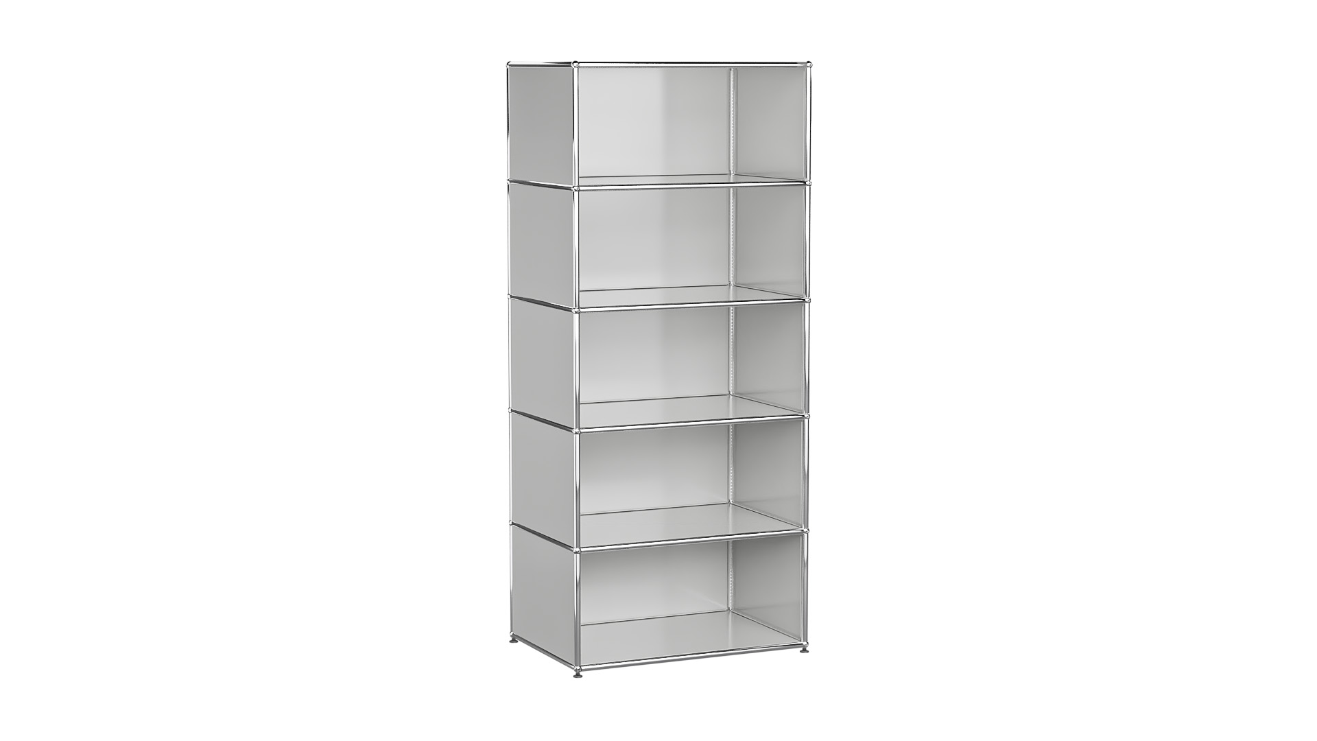 USM Haller Regal individualisierbar in Breite 75 cm x Tiefe 50 cm