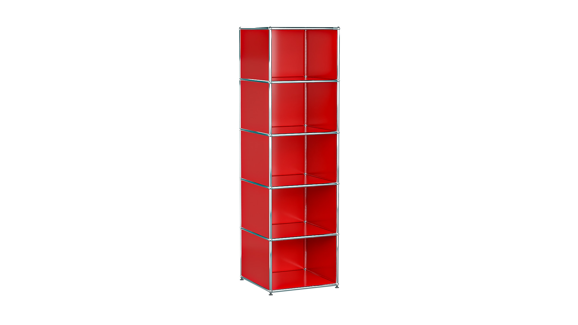USM Haller Regal individualisierbar in Breite 50 cm x Tiefe 50 cm
