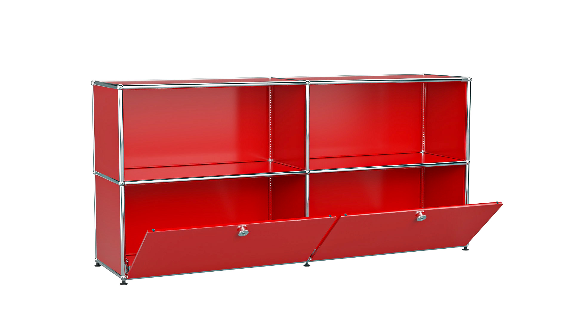 USM Haller Sideboard individualisierbar in Breite 150 cm x Tiefe 35 cm
