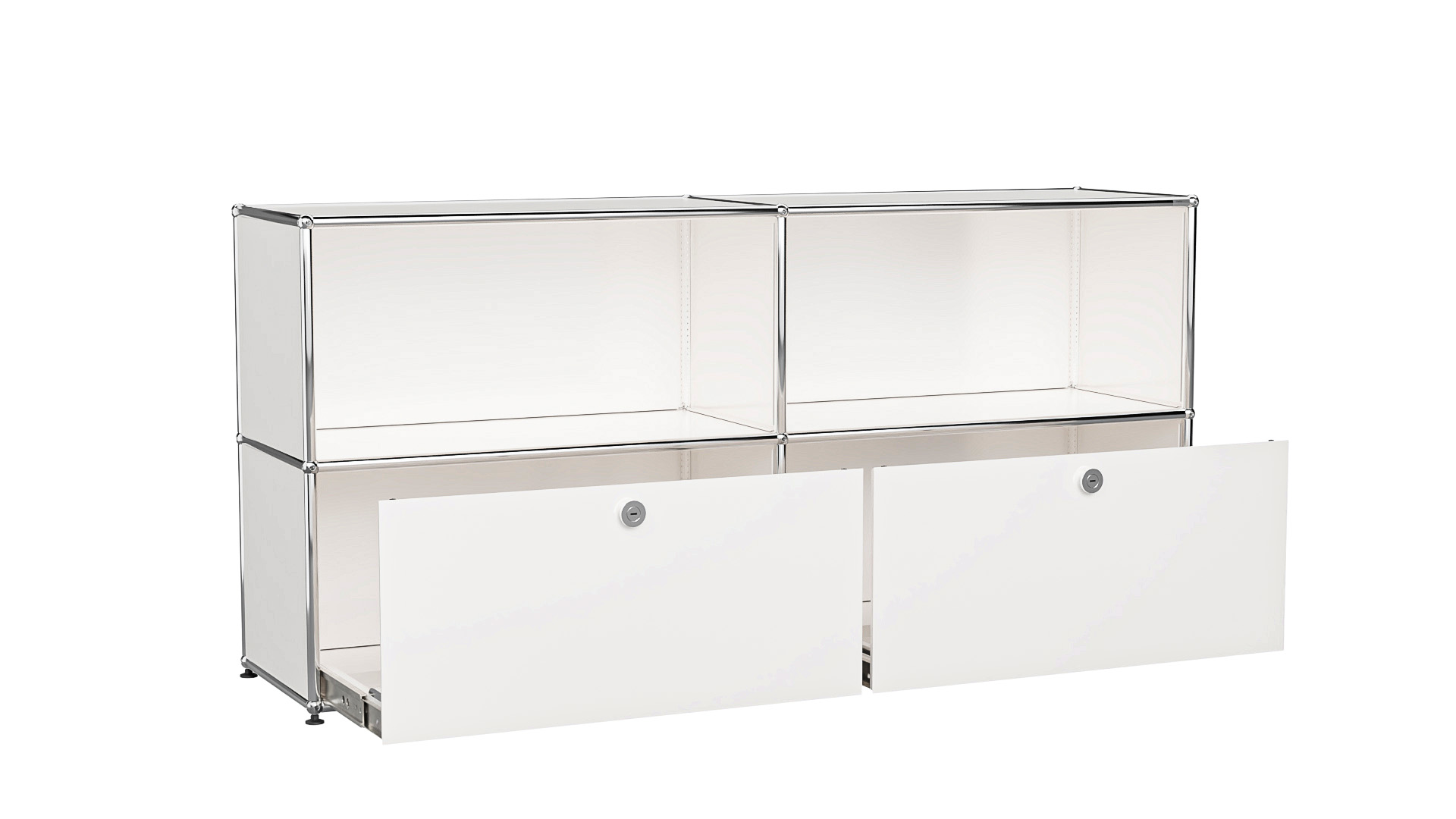 USM Haller Sideboard individualisierbar in Breite 150 cm x Tiefe 35 cm