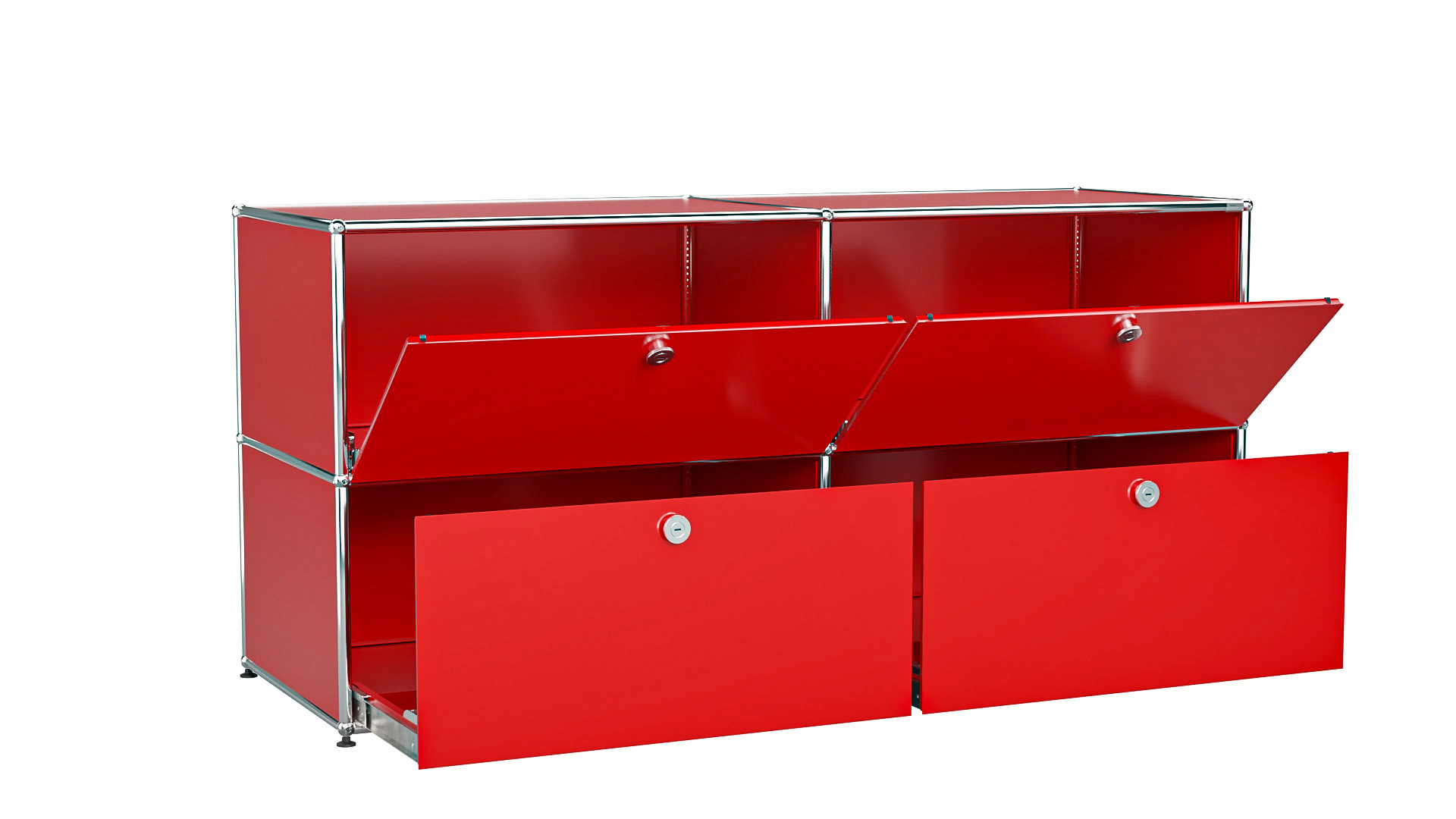 USM Haller Sideboard individualisierbar in Breite 150 cm x Tiefe 50 cm