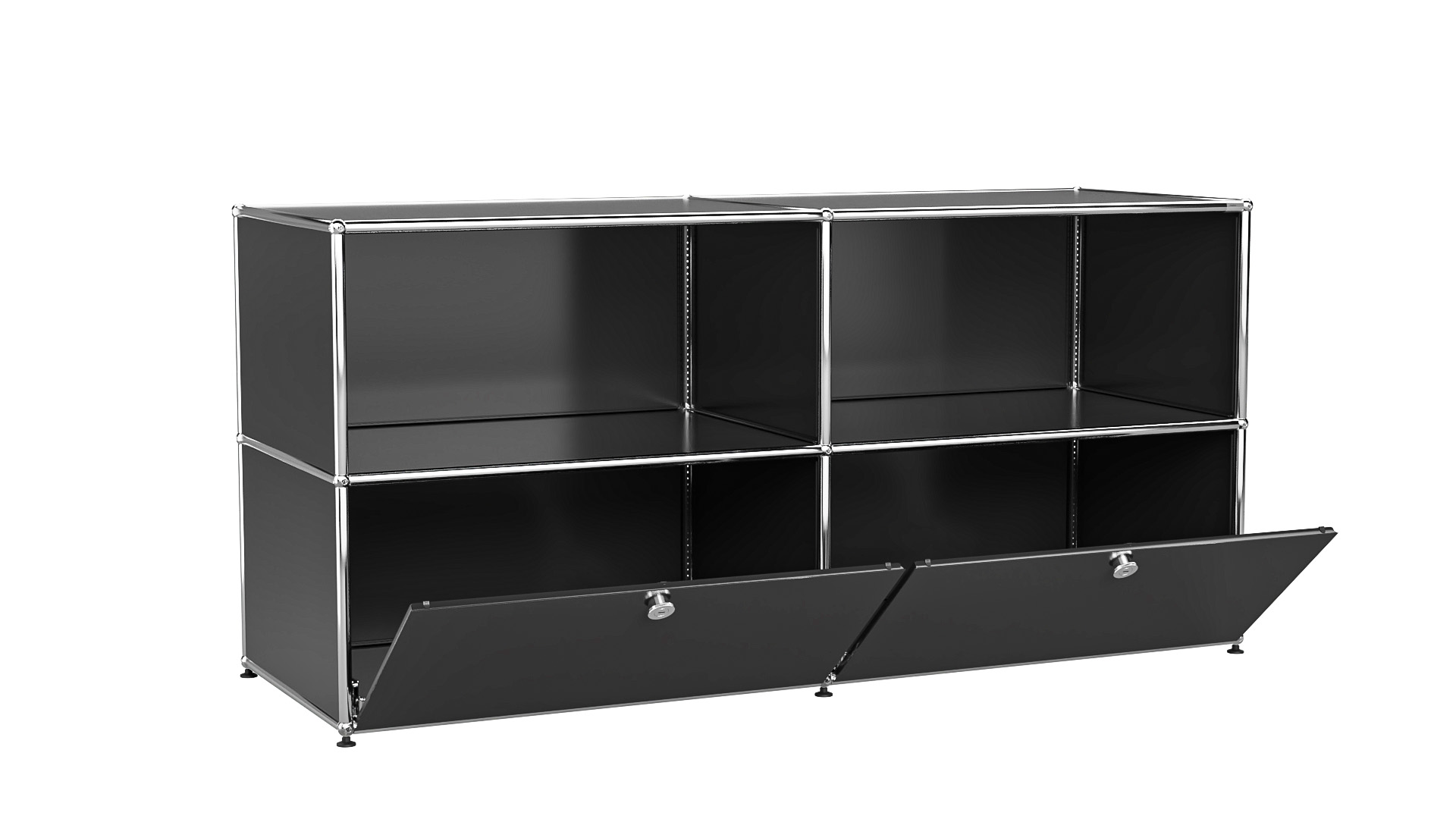 USM Haller Sideboard frei konfigurierbar in Breite 150 cm x Tiefe 50 cm | Individualisierbare Sideboards | USM Haller | Marken & Produkte - Designklassiker