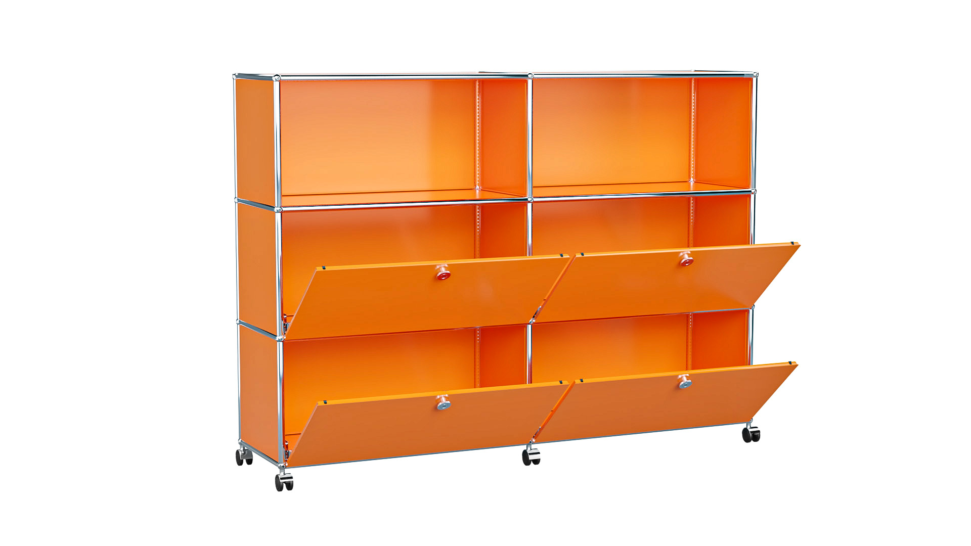 USM Haller Sideboard individualisierbar in Breite 150 cm x Tiefe 35 cm