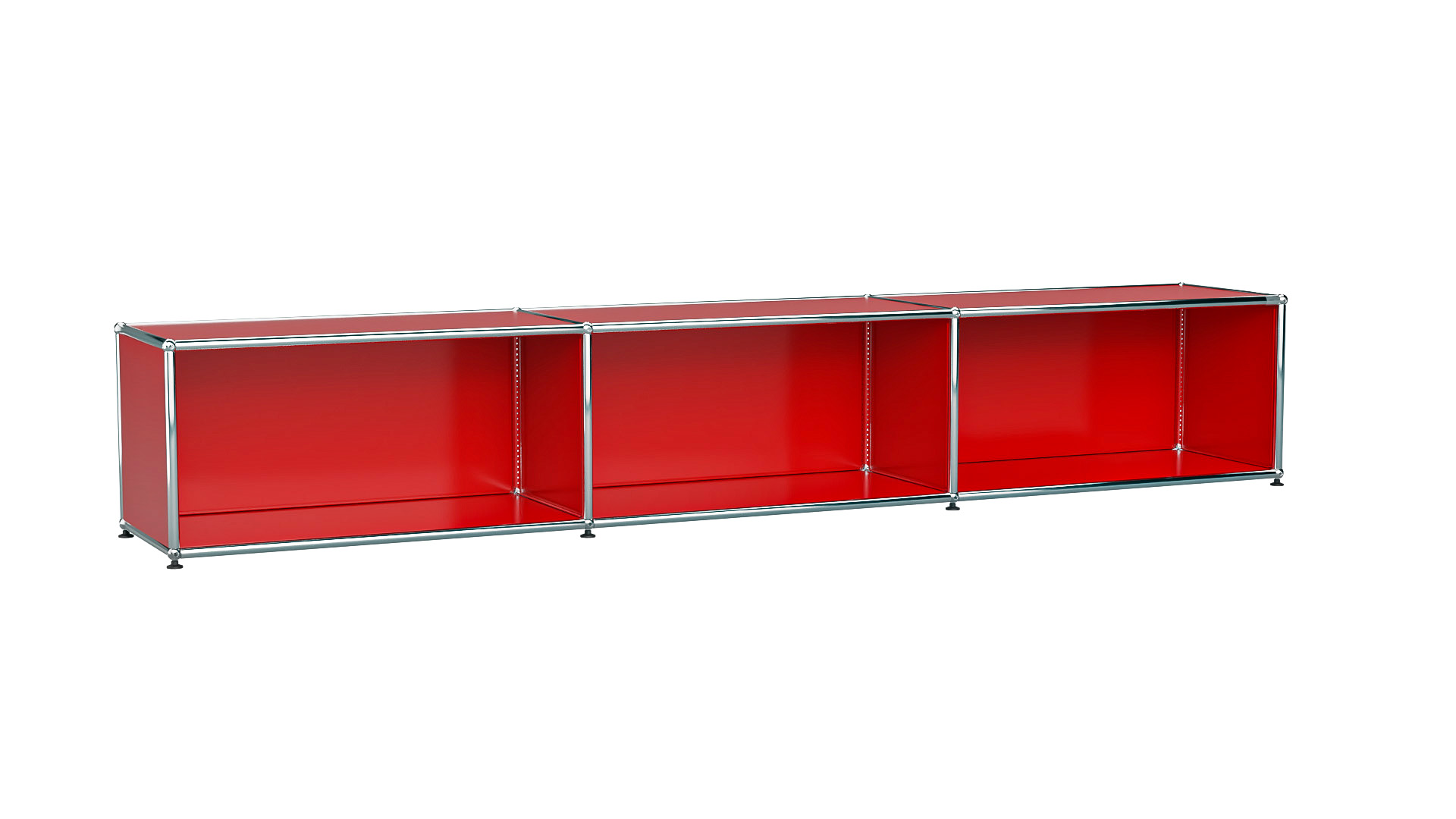 USM Haller Lowboard individualisierbar in Breite 225 cm x Tiefe 35 cm