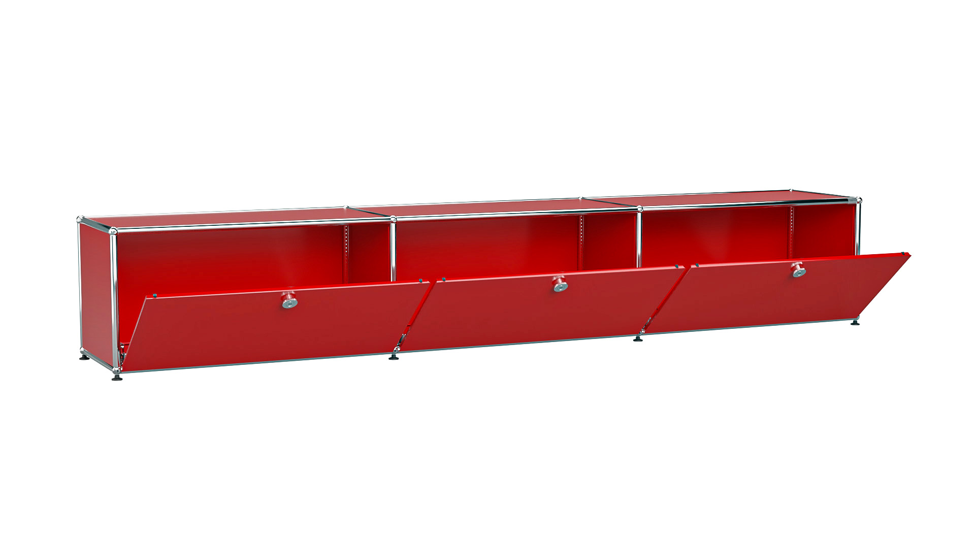 USM Haller Lowboard individualisierbar in Breite 225 cm x Tiefe 35 cm