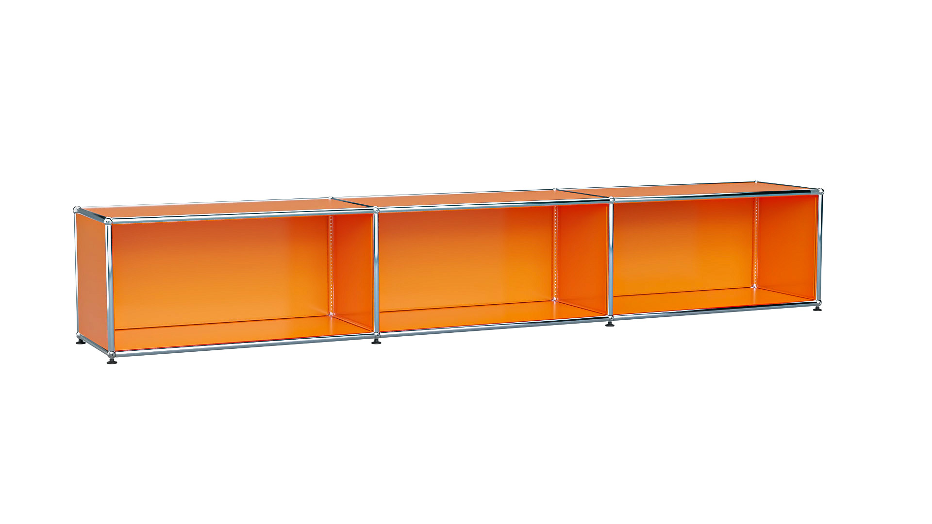 USM Haller Lowboard individualisierbar in Breite 225 cm x Tiefe 35 cm