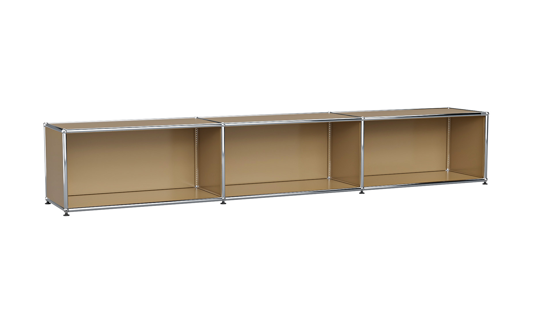 USM Haller Lowboard individualisierbar in Breite 225 cm x Tiefe 35 cm