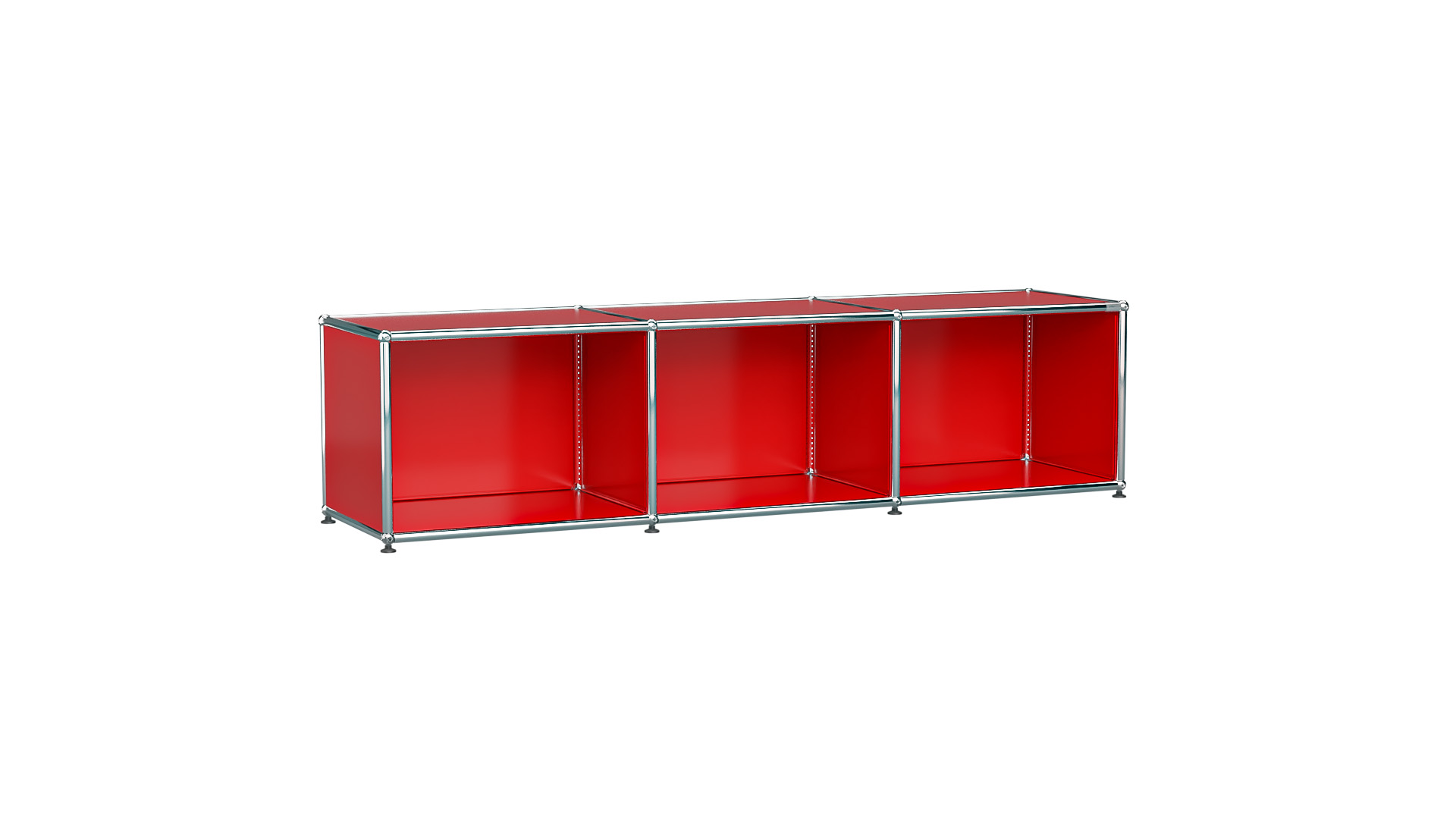 USM Haller Lowboard individualisierbar in Breite 150 cm x Tiefe 35 cm