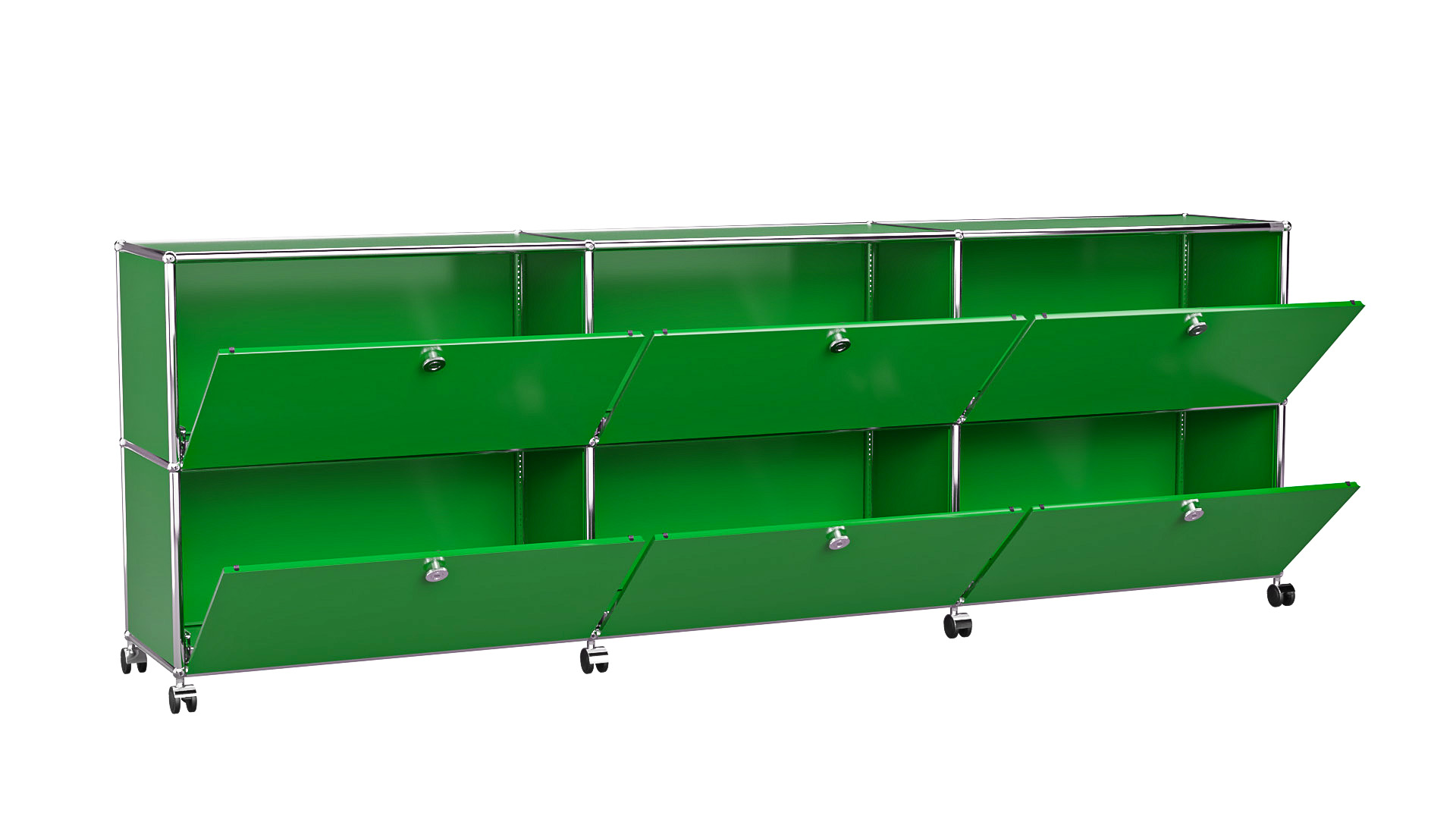 USM Haller Sideboard individualisierbar in Breite 225 cm x Tiefe 35 cm