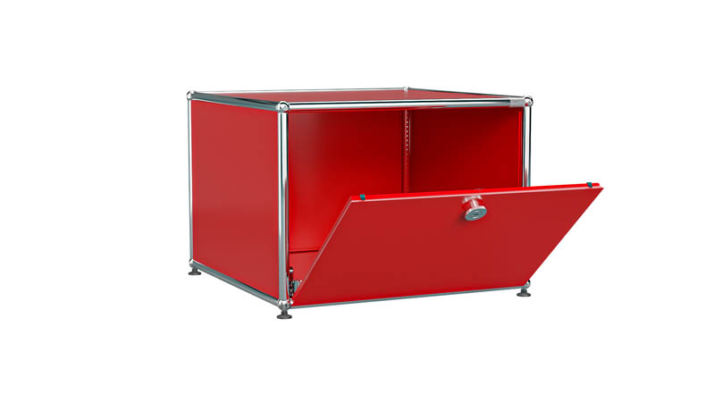 USM Haller Lowboard individualisierbar in Breite 50 cm x Tiefe 50 cm