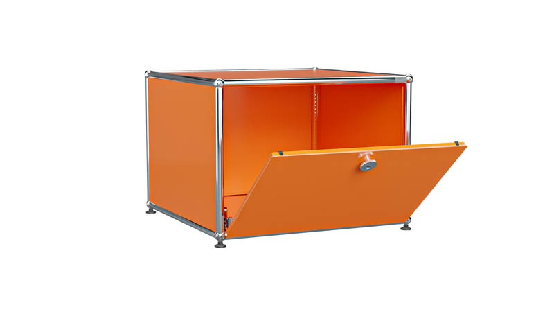 USM Haller Lowboard individualisierbar in Breite 50 cm x Tiefe 50 cm