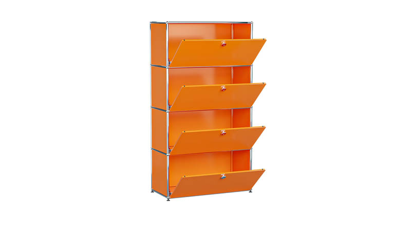 USM Haller Regal individualisierbar in Breite 75 cm x Tiefe 35 cm